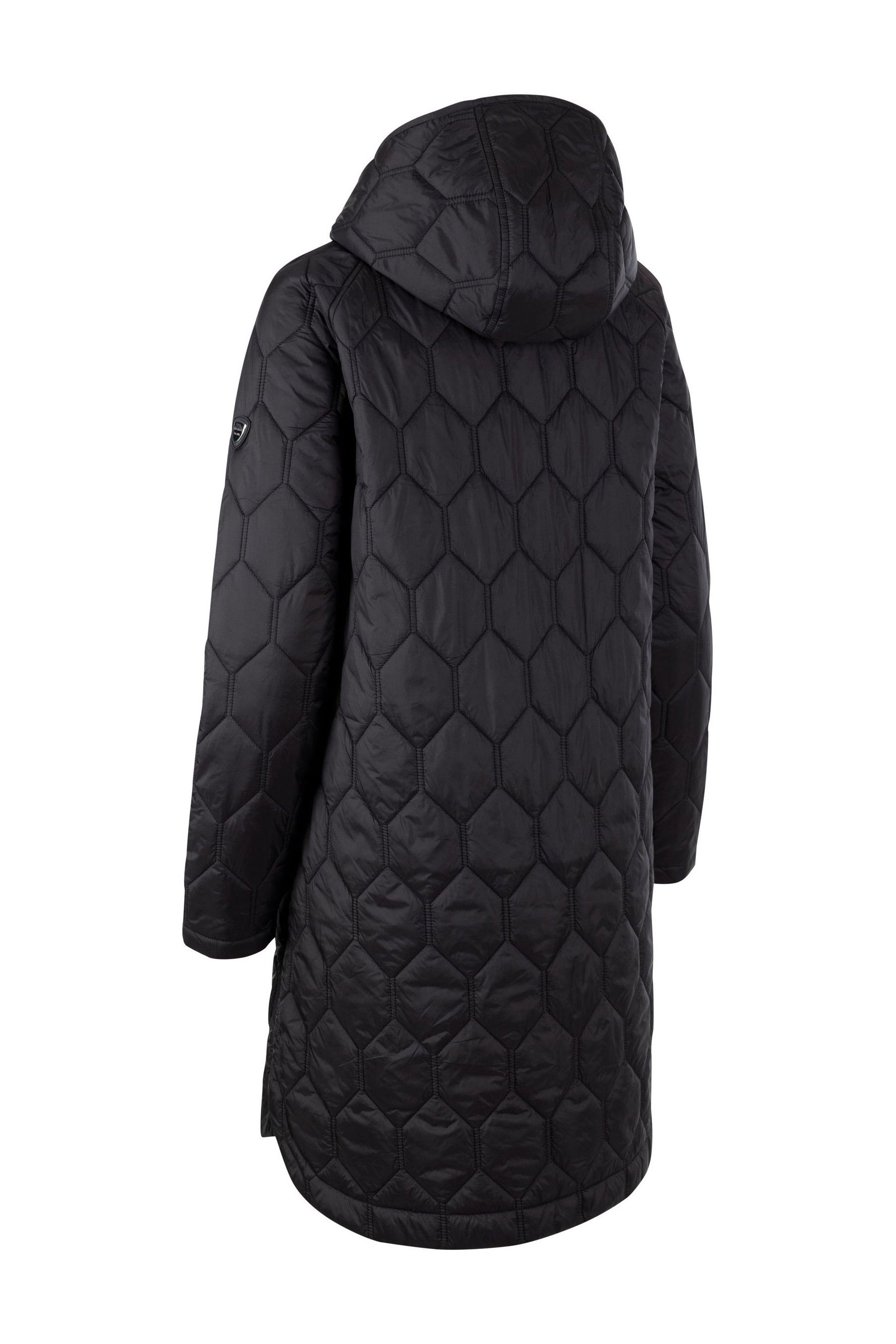 Trespass black coat outlet
