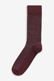 Dark Pindot Pattern Smart Socks 5 Pack - Image 6 of 6