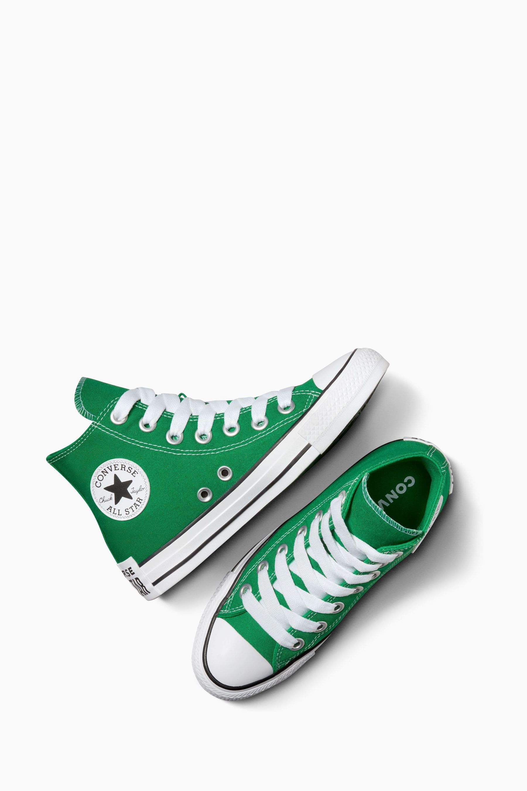 Buy Converse Green Chuck Taylor Sketch Graphic Youth Trainers from Next Ireland
