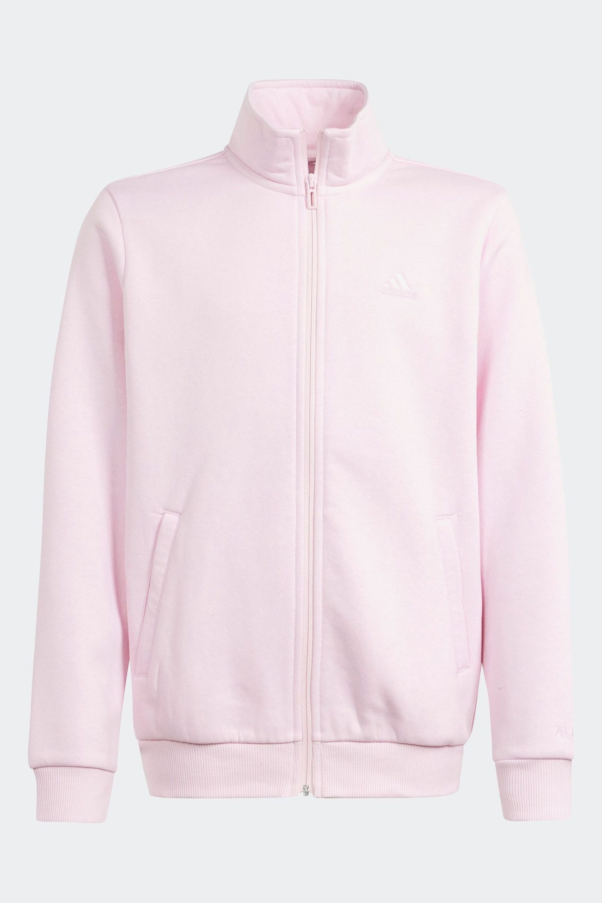 adidas Pink Kids Sportswear All Szn Graphic Tracksuit - Image 3 of 6