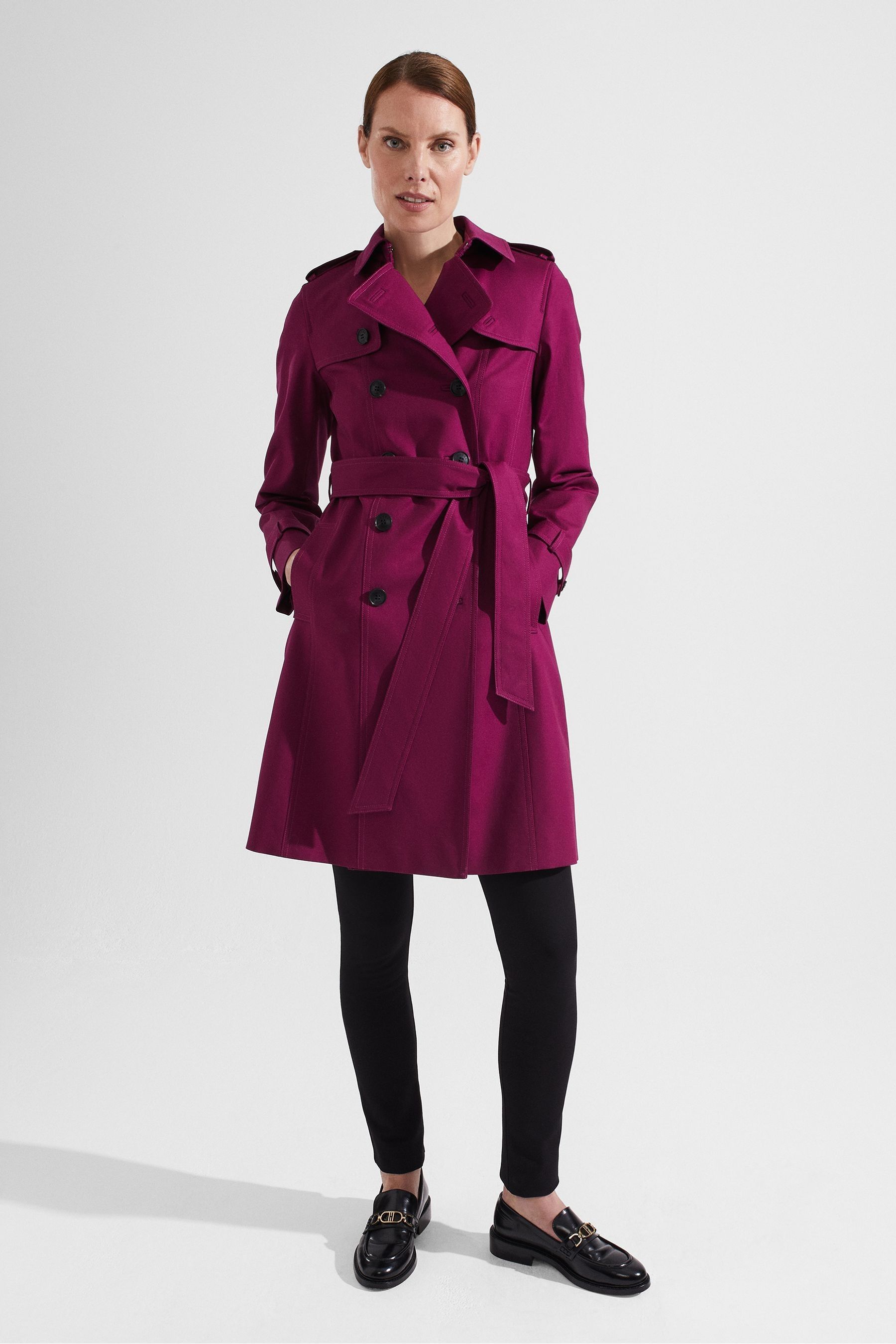 Petite purple clearance coat