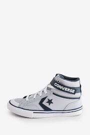 Converse Grey Youth Pro Blaze Strap Trainers - Image 3 of 17