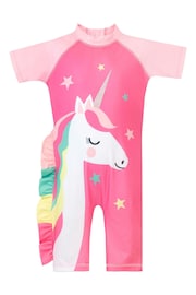 Harry Bear Pink Unicorn Surfsuit - Image 1 of 4