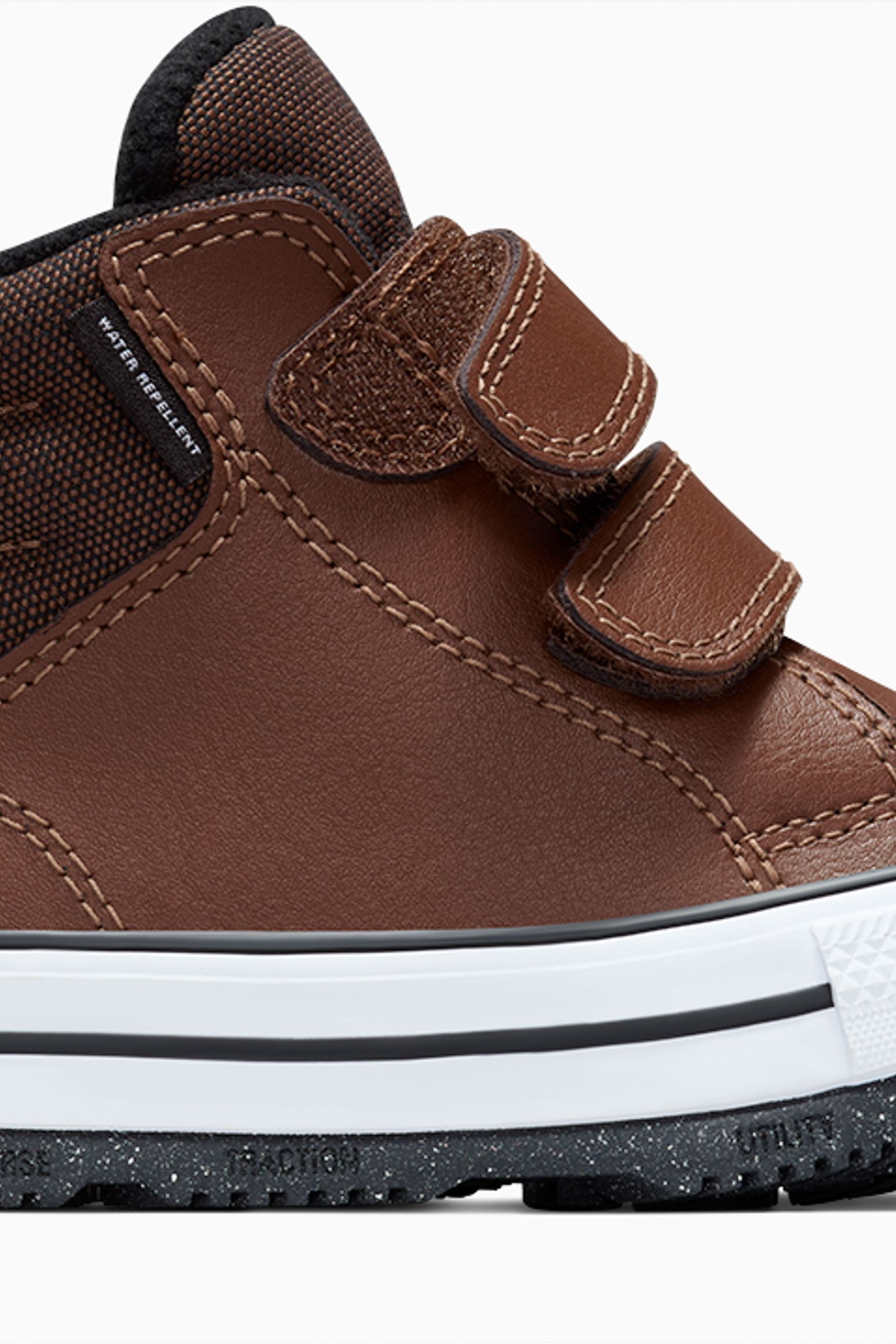 Brown leather converse for kids hotsell