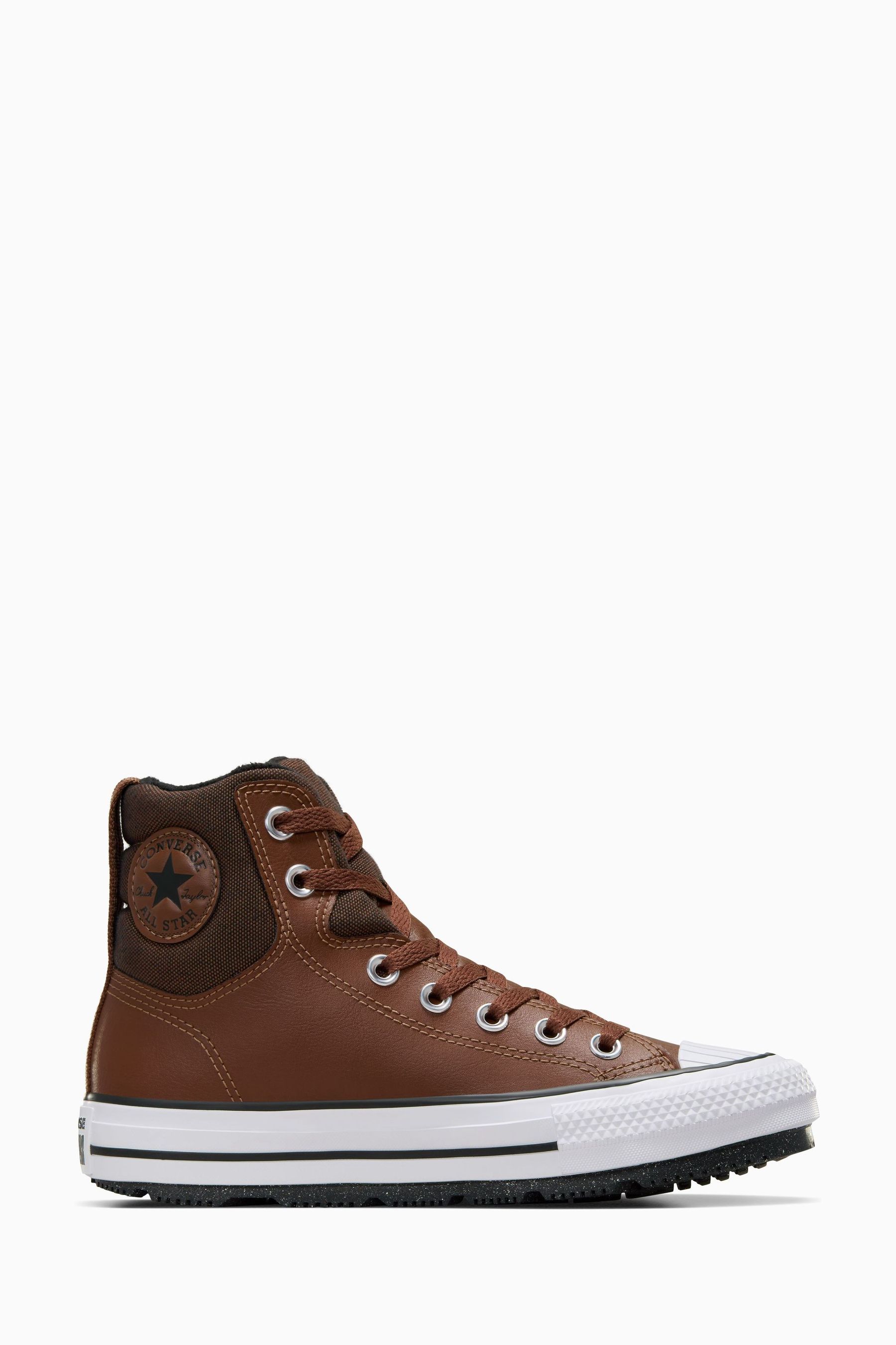 Buy Converse Brown Chuck Taylor Youth Leather Berkshire Boots from Next Luxembourg