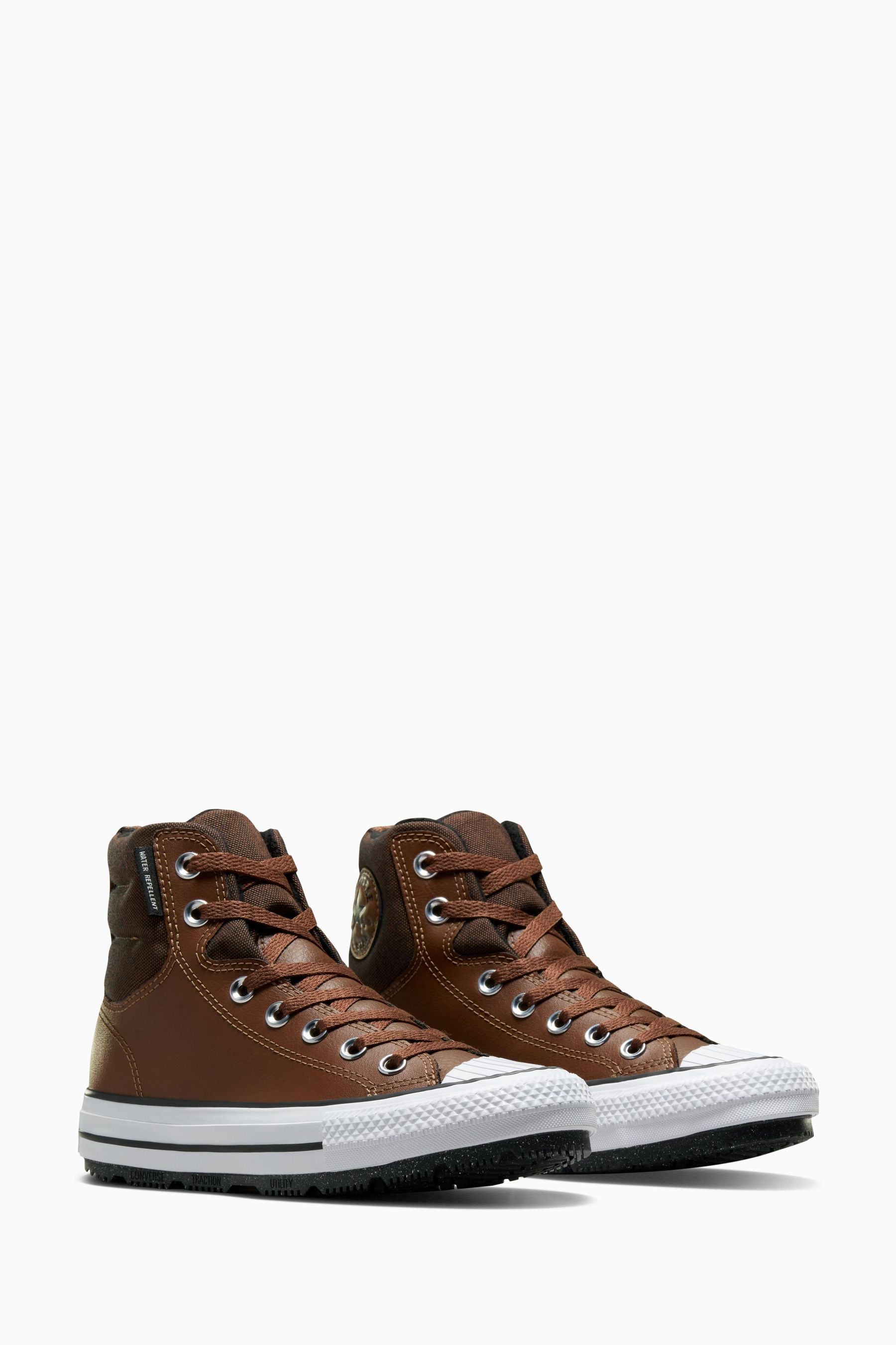 Brown converse boots cheap