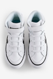 Converse White Junior Pro Blaze Strap Leather Trainers - Image 6 of 9