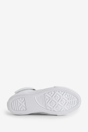 Converse White Junior Pro Blaze Strap Leather Trainers - Image 8 of 9