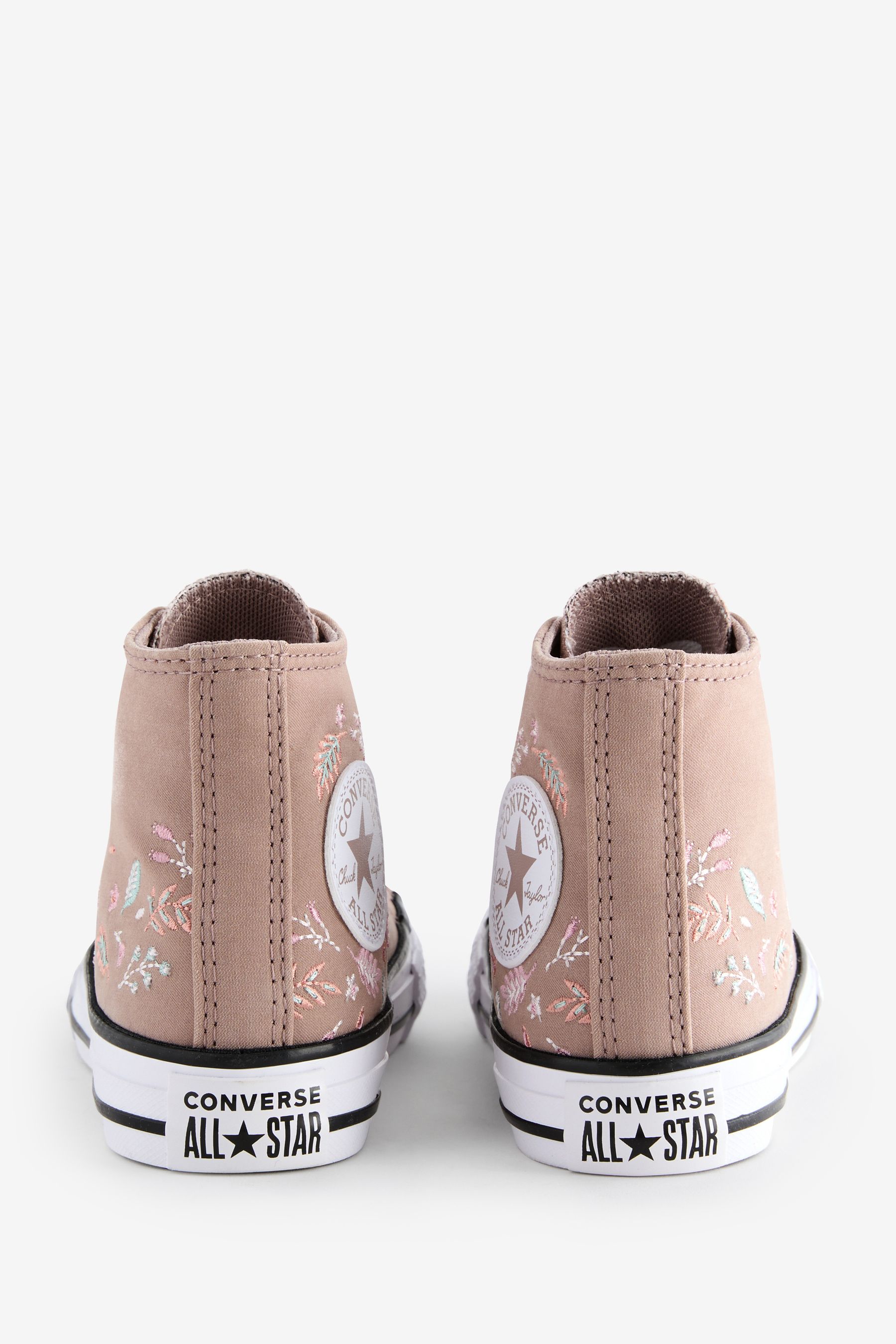 Buy Converse Brown Chuck Taylor Floral Embroidered Junior Trainers from Next Germany