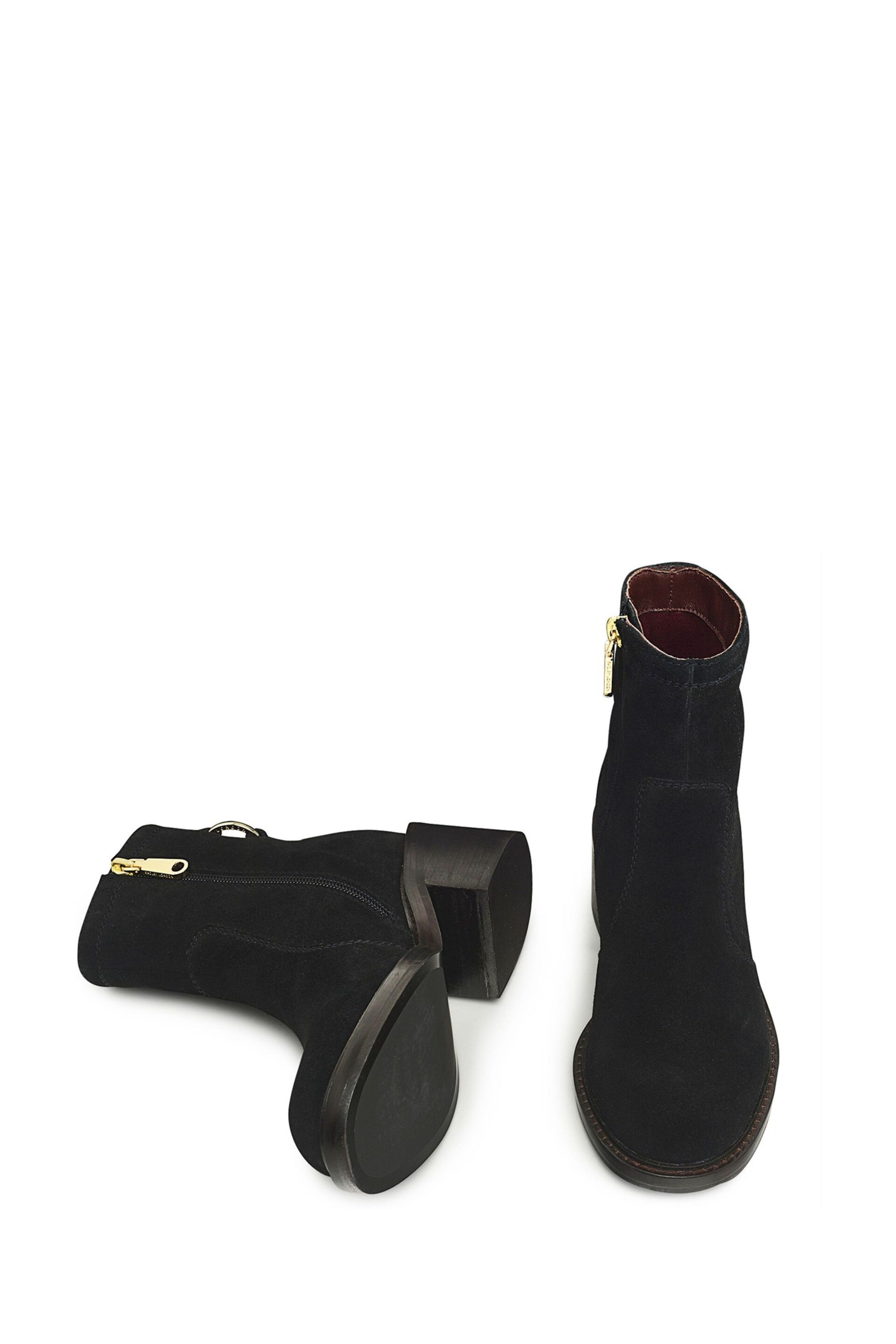 Radley London New Street Suede Jeans Black Boots - Image 3 of 3