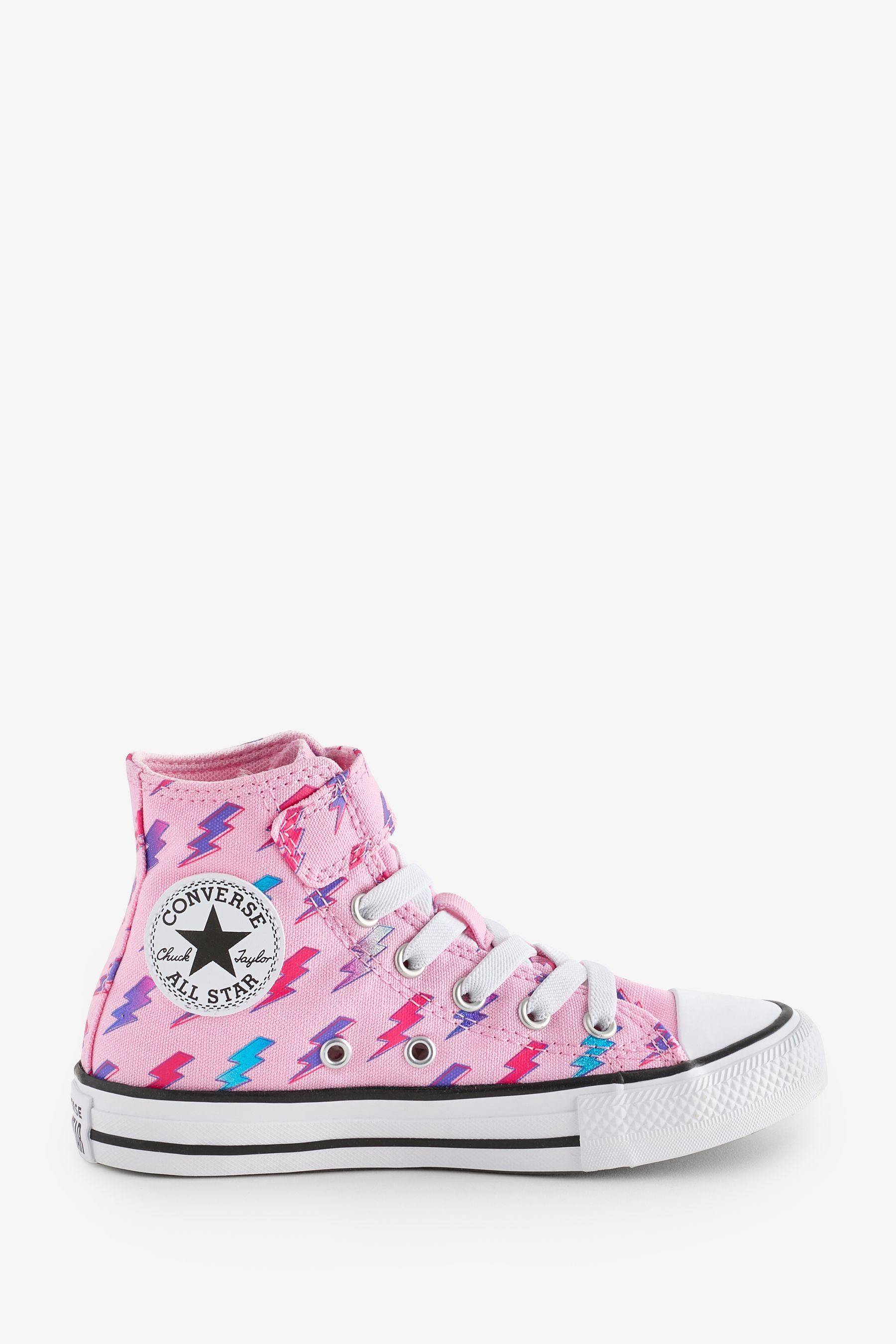 Buy Converse Pink Junior Chuck Taylor Lightening Bolt 1V Trainers from the Next UK online shop