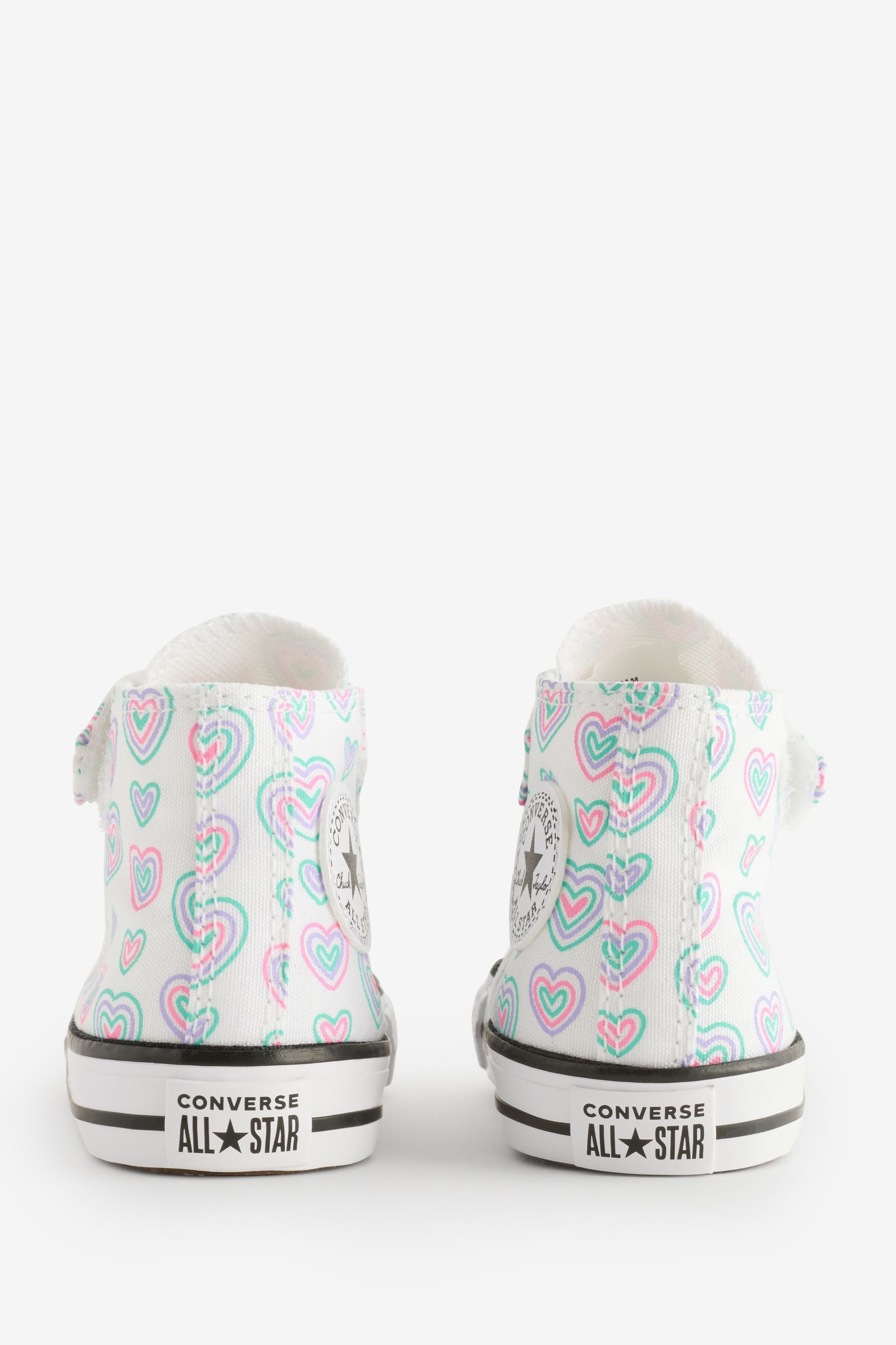 Buy Converse Pink Chuck Taylor Rainbow Heart 1V Infant Trainers from the Next UK online shop