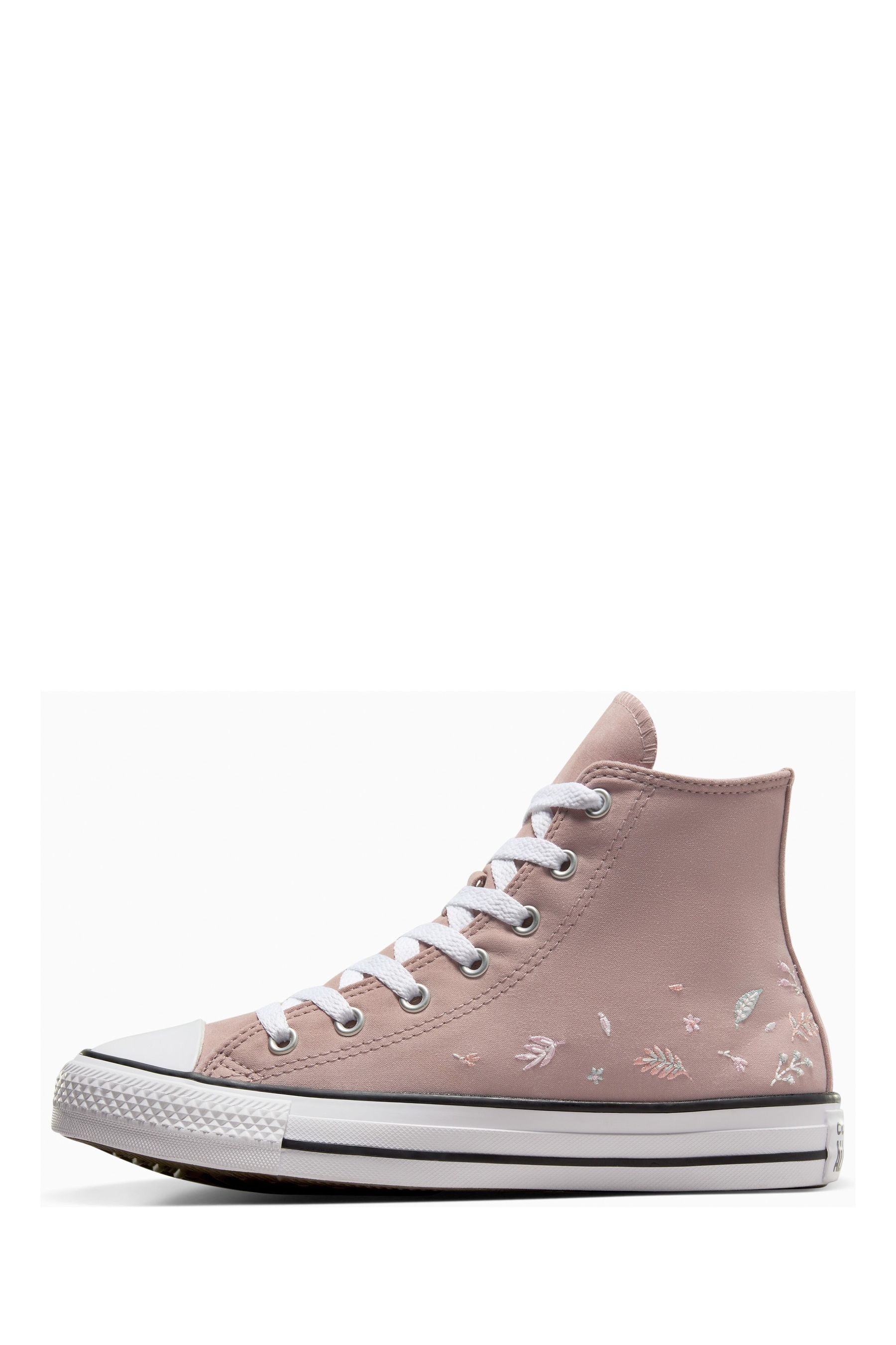 Brown floral converse shop