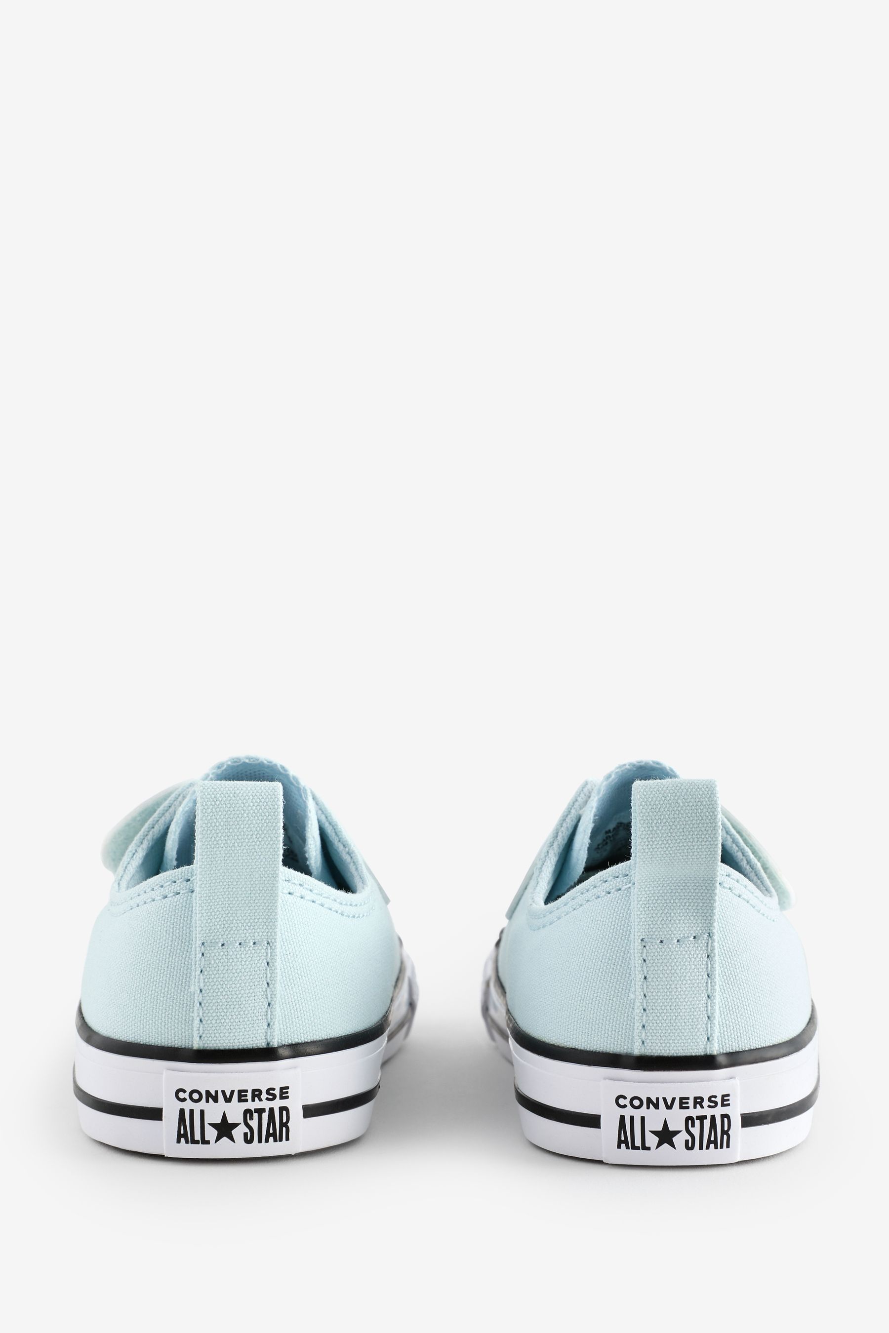 Converse Blue Chuck Taylor Rainbow Heart 1V Easy On Infant Trainers
