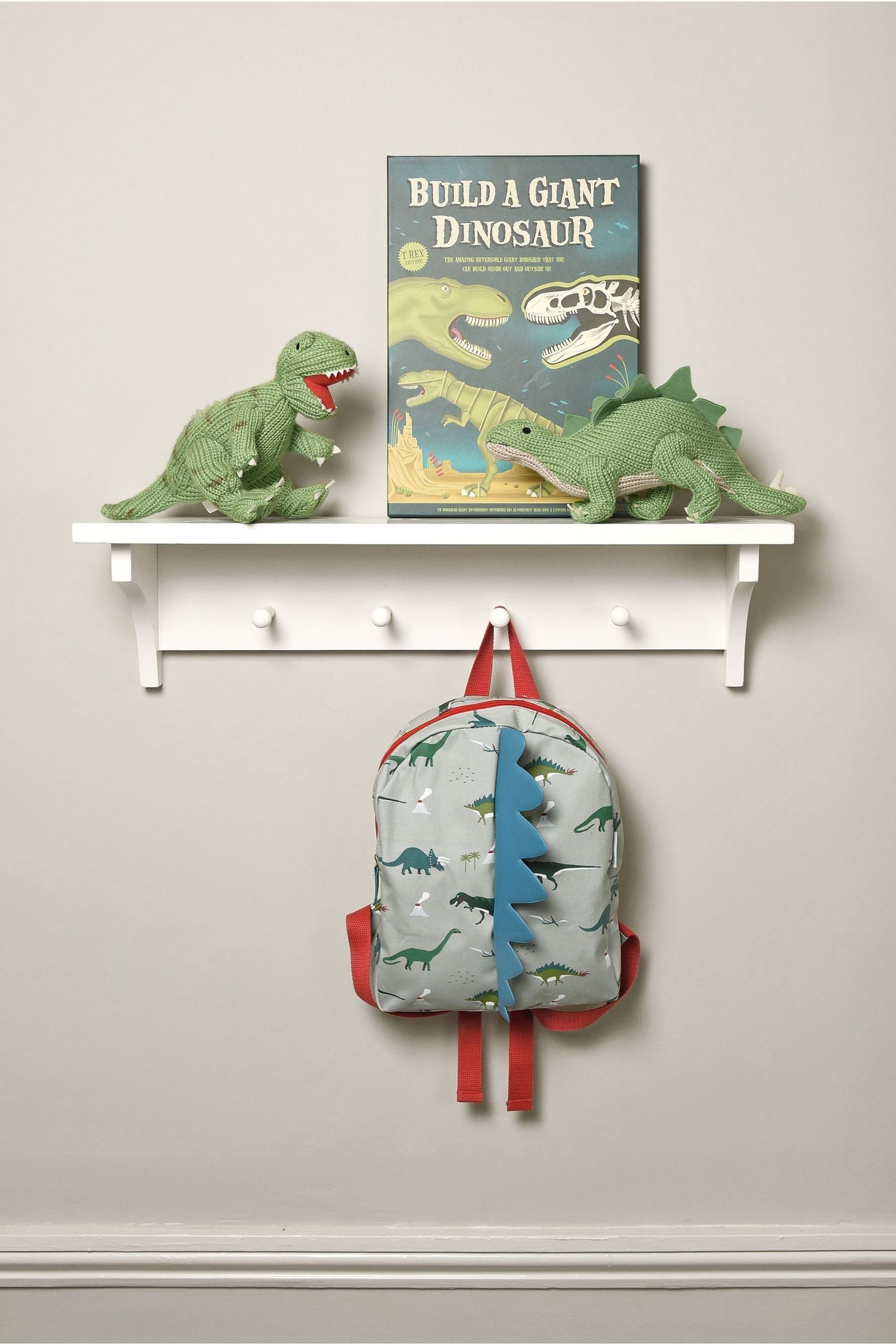 Dinosaur top spike backpack