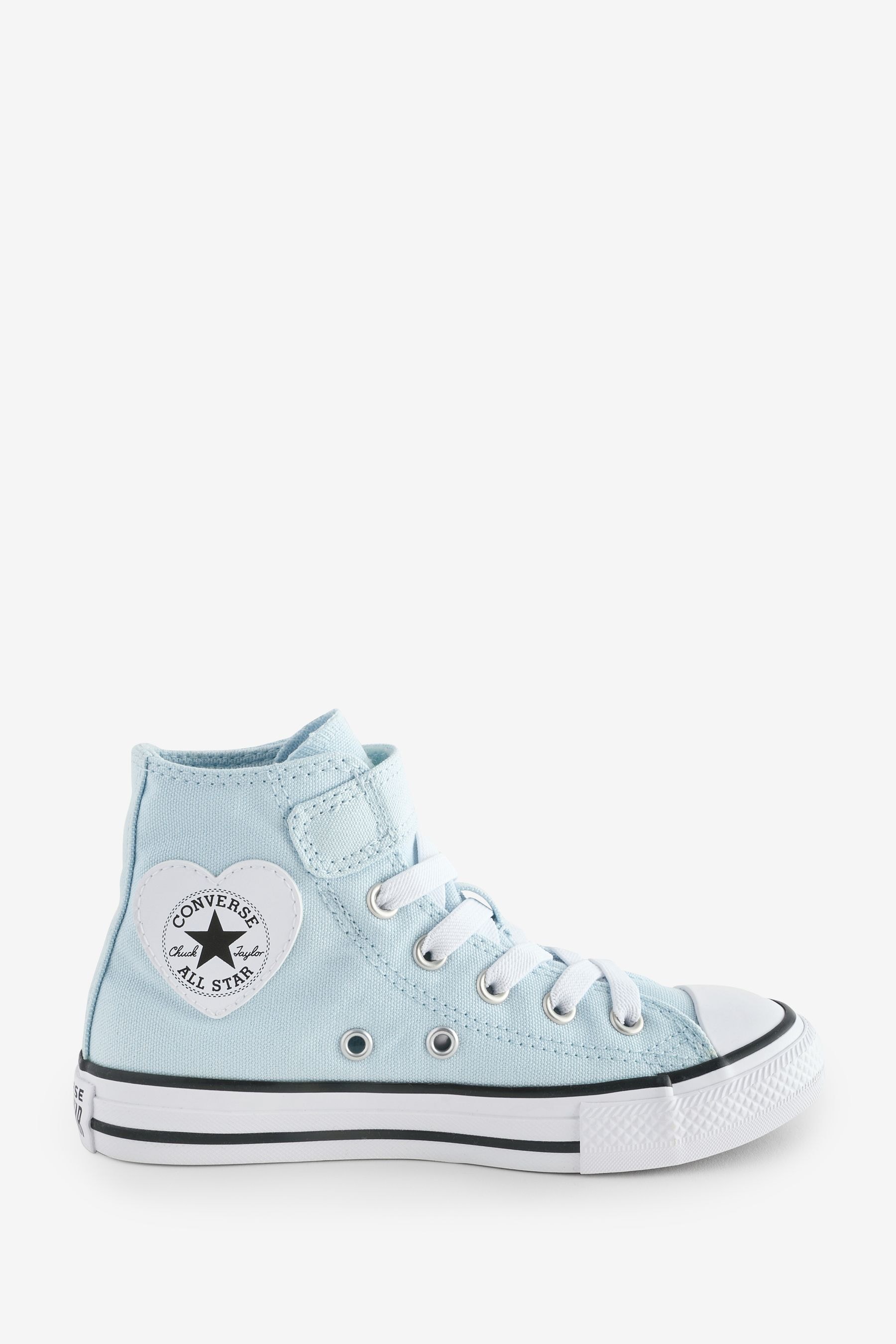 Blue converse high heels shop