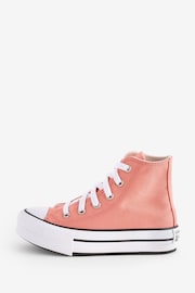 Converse Pink Trainers - Image 2 of 9