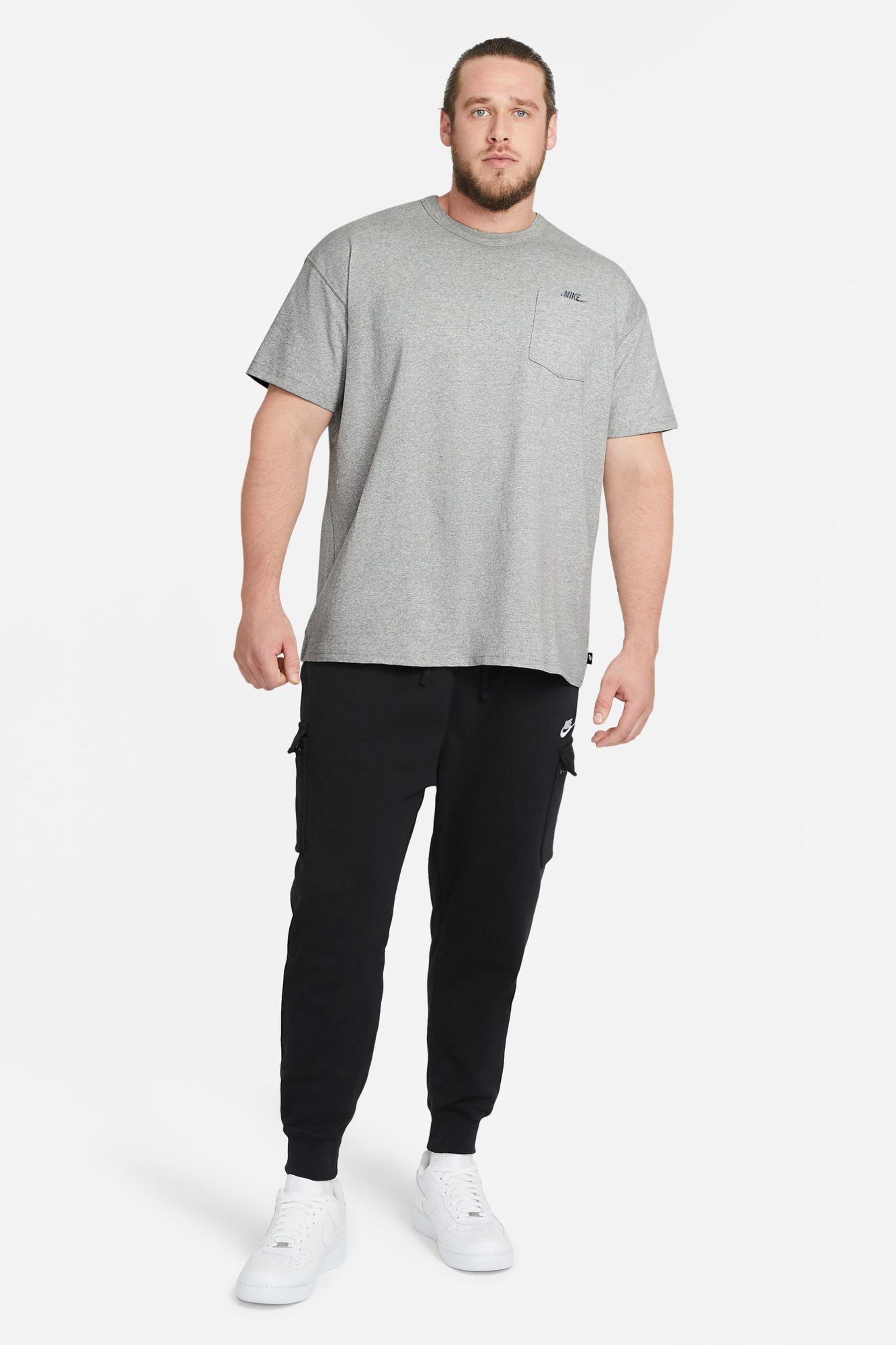 Nike club t shirt grey outlet