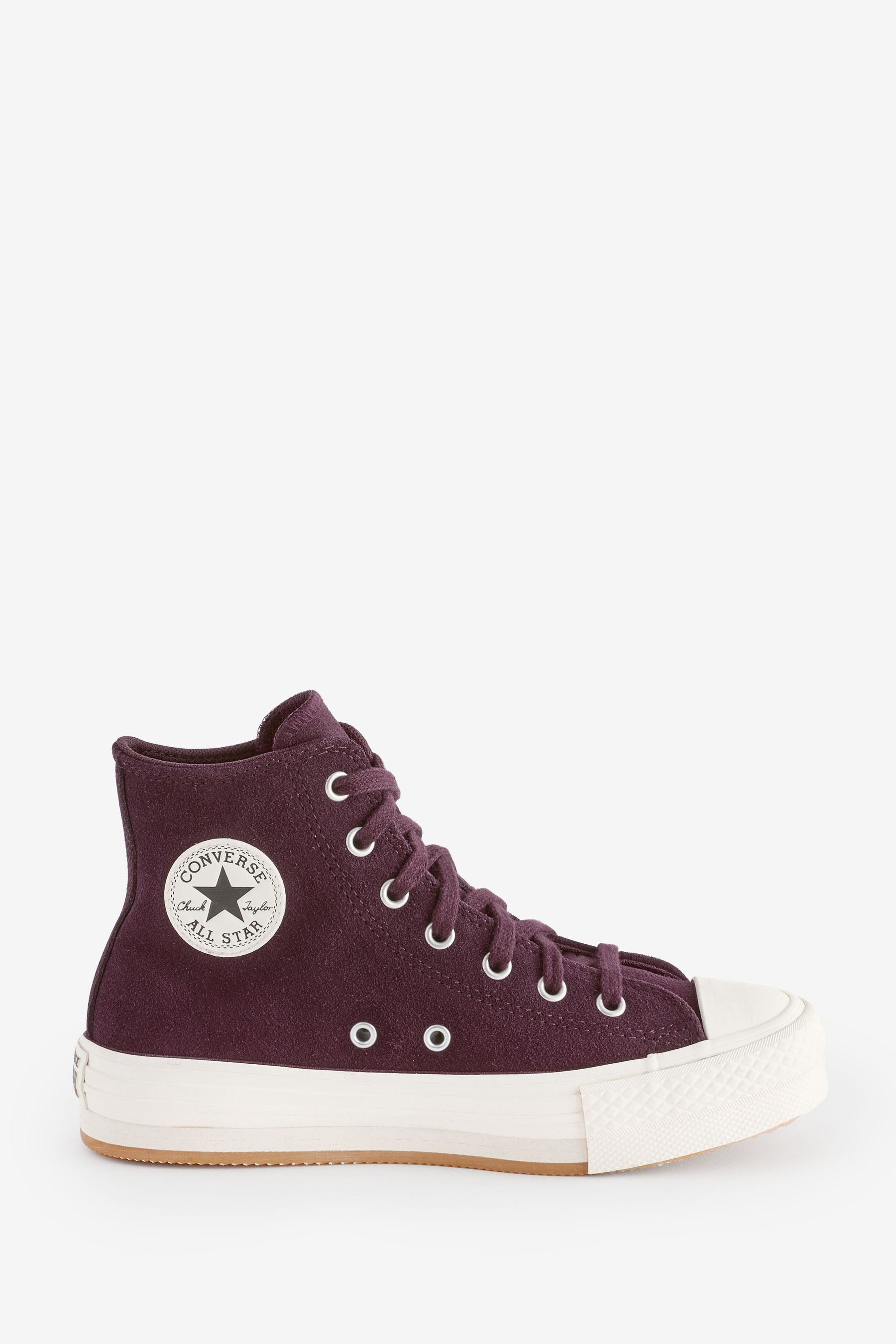 Pink suede converse high tops hotsell