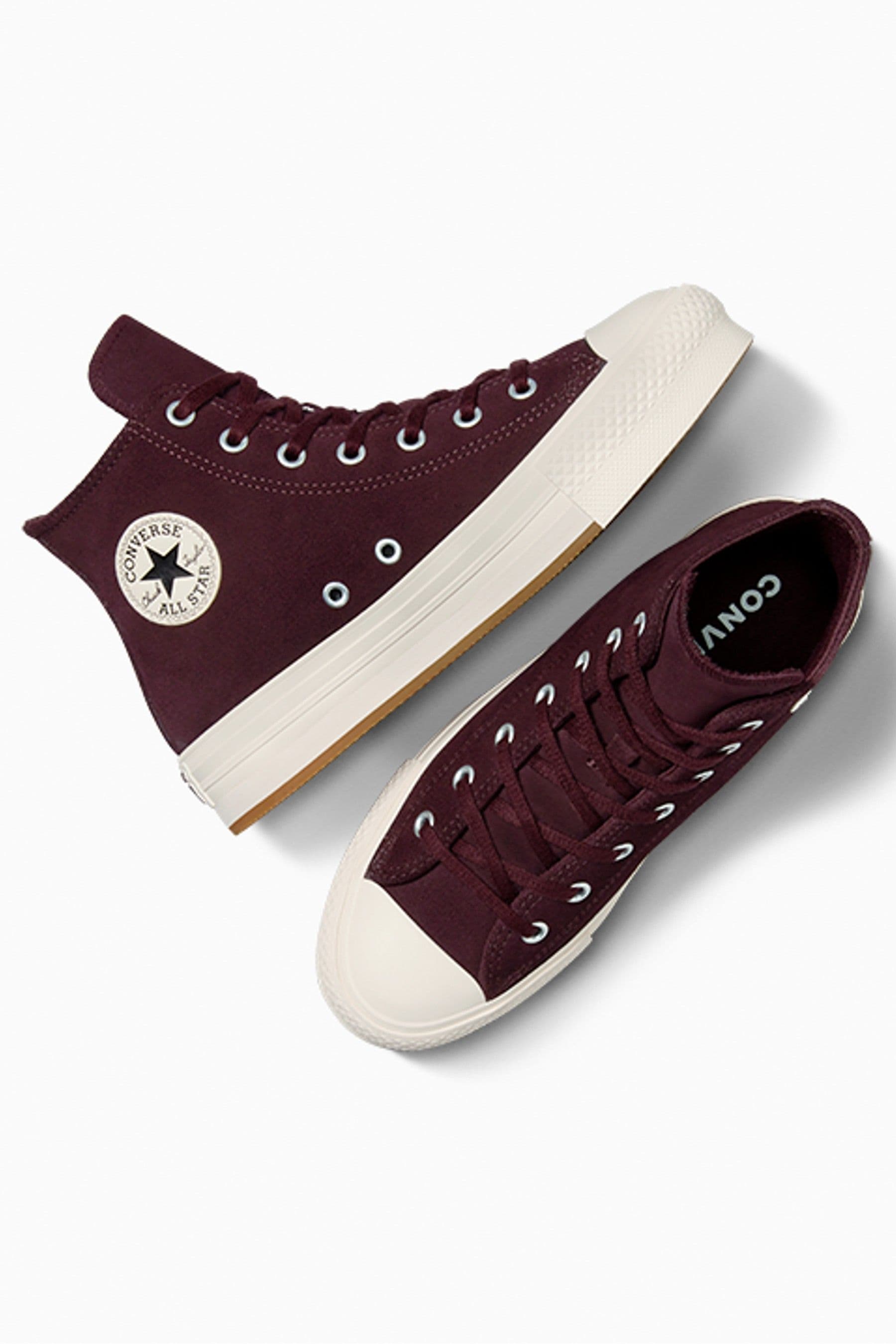 Pink suede converse high tops new arrivals