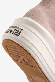 Converse Pink Move Suede Trainers - Image 7 of 14