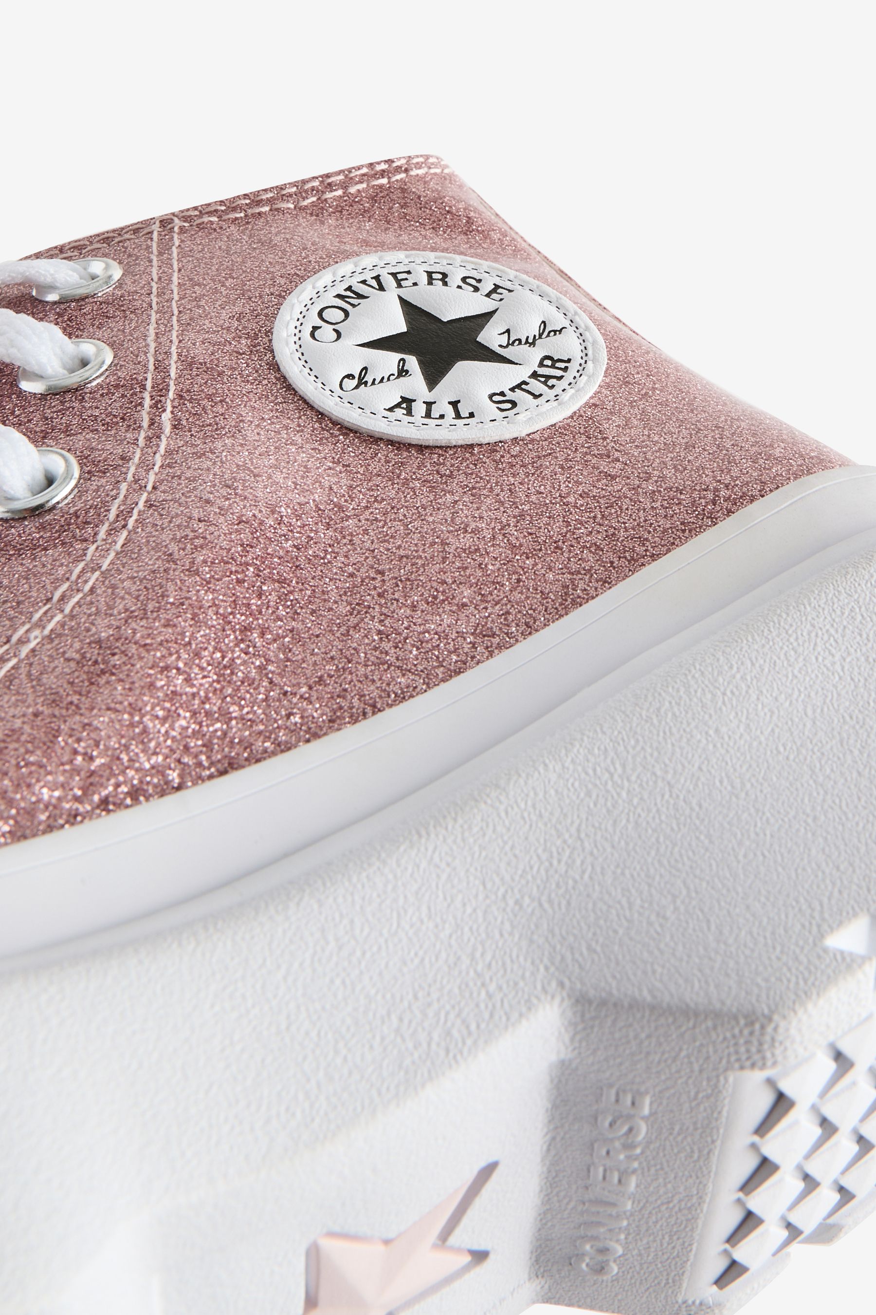 Buy Converse Pink Junior Chuck Taylor Gliiter Lugged Lift Boots from the Next UK online shop