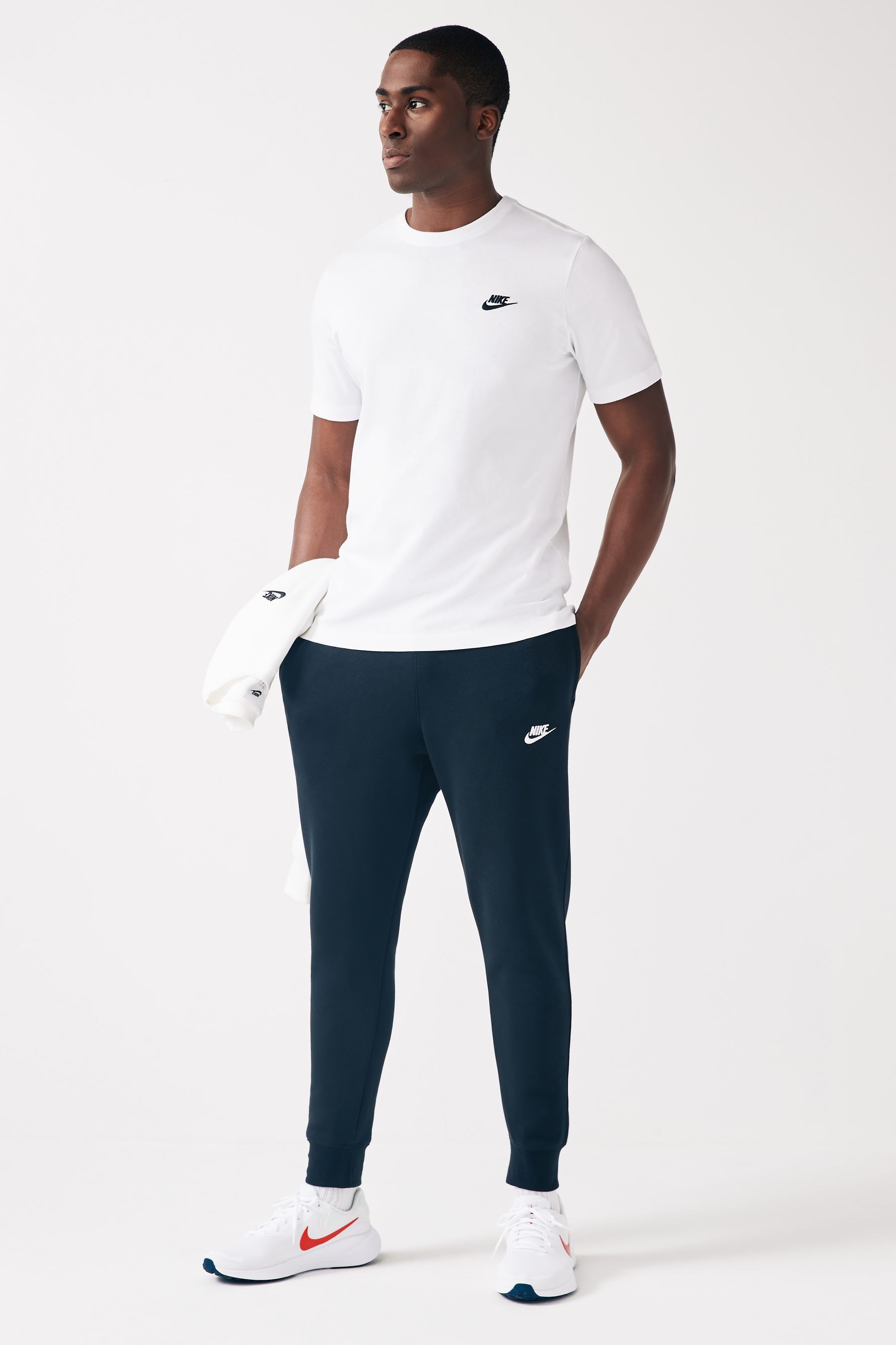 Buy Nike White Club 100 Cotton T Shirt from the Next UK online shop