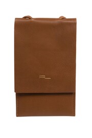 Pure Luxuries London Rina Nappa Leather Cross-Body Phone Bag - Image 1 of 7