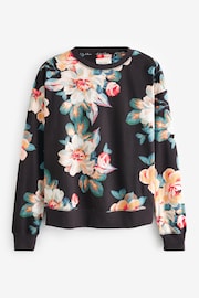 Black Floral Supersoft Cosy Pyjamas - Image 6 of 8