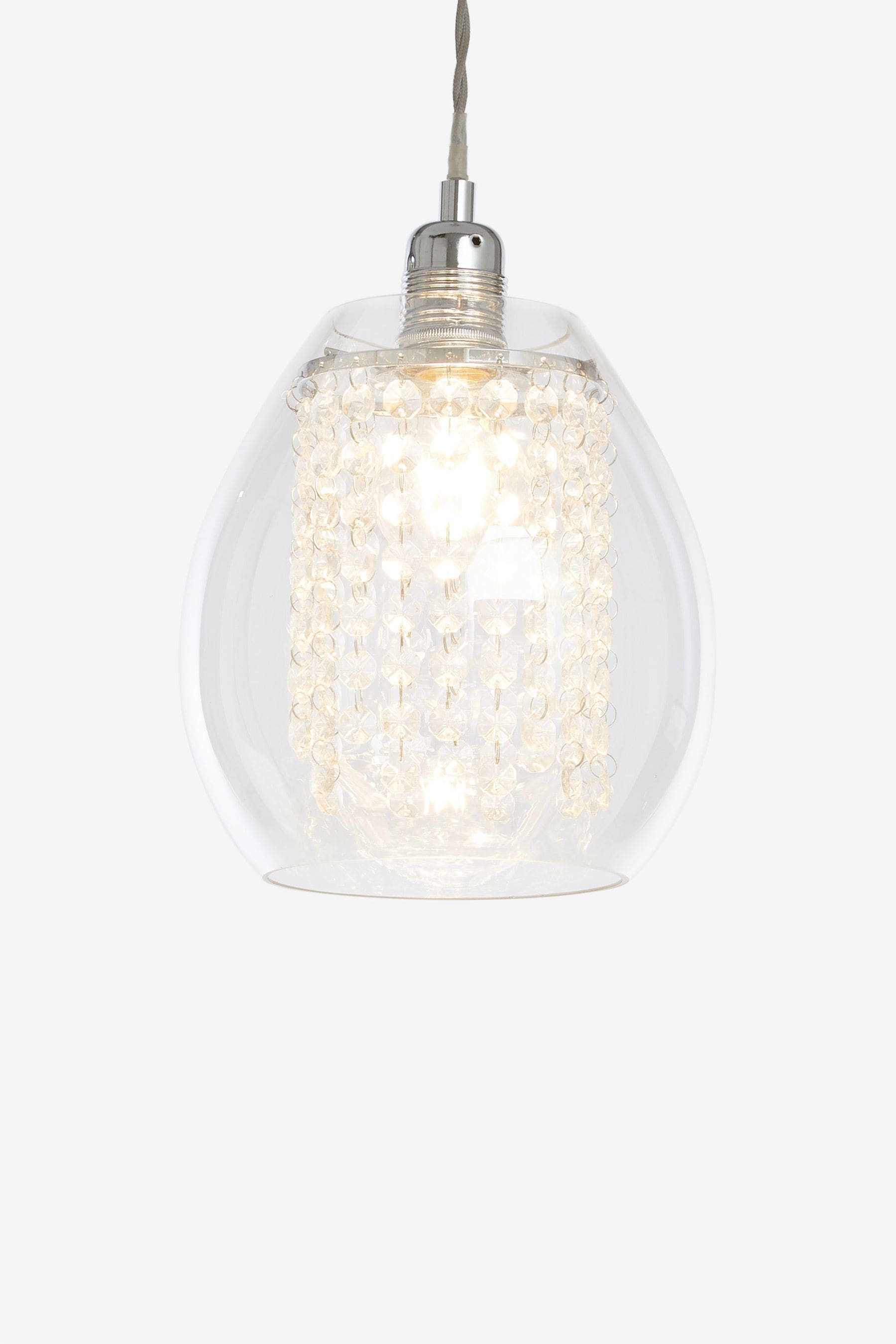 Buy Clear Bella Easy Fit Pendant Lamp Shade from the Next UK