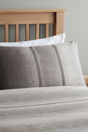 Catherine Lansfield Grey Denim Duvet Cover and Pillowcase Set - Image 2 of 3