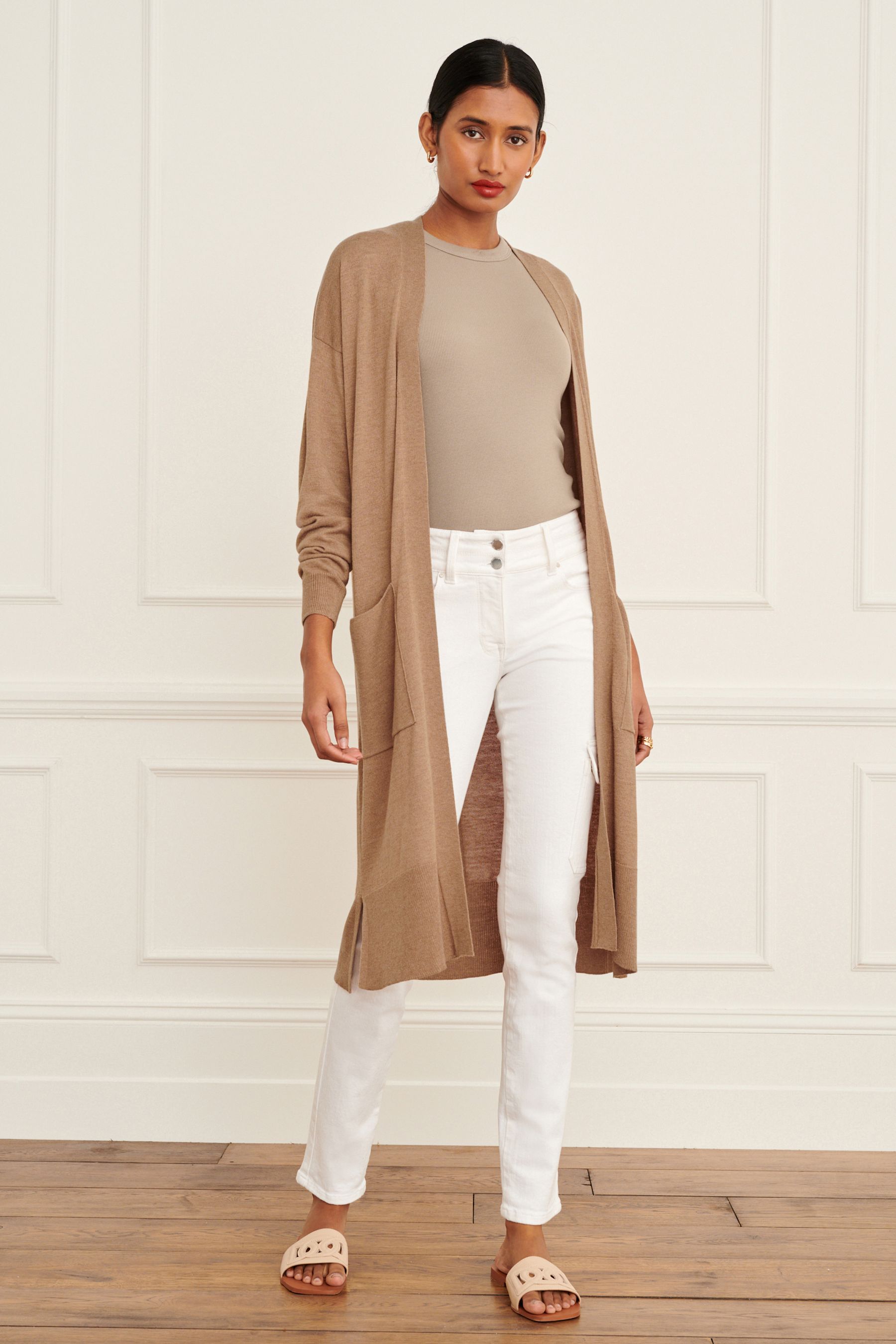 Long camel cardigan new arrivals