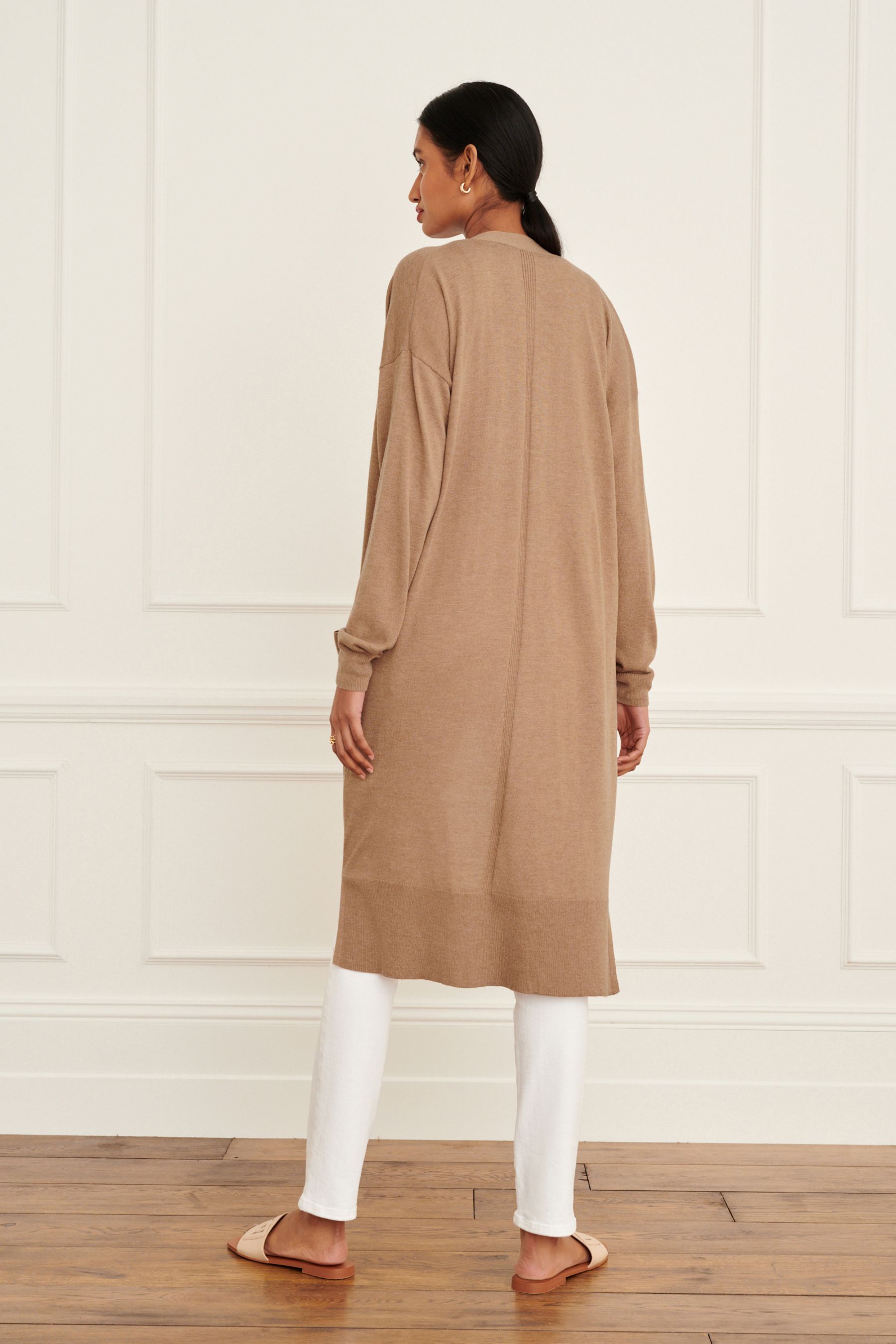 Buy Camel Brown Melange Longline Cardigan from the Next UK online shop