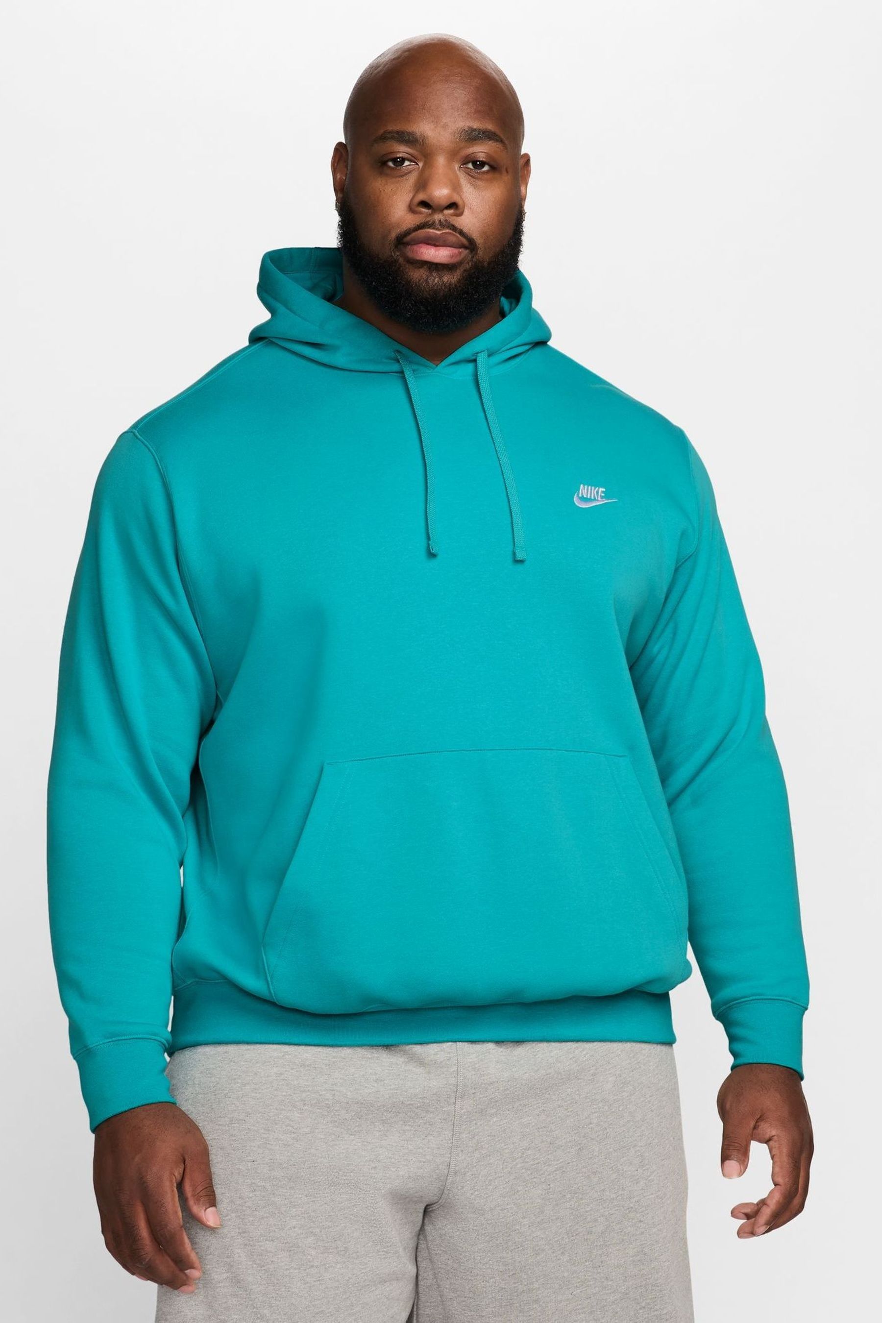 Buy Nike Cactus Blue Club Pullover Hoodie from the Next UK online shop