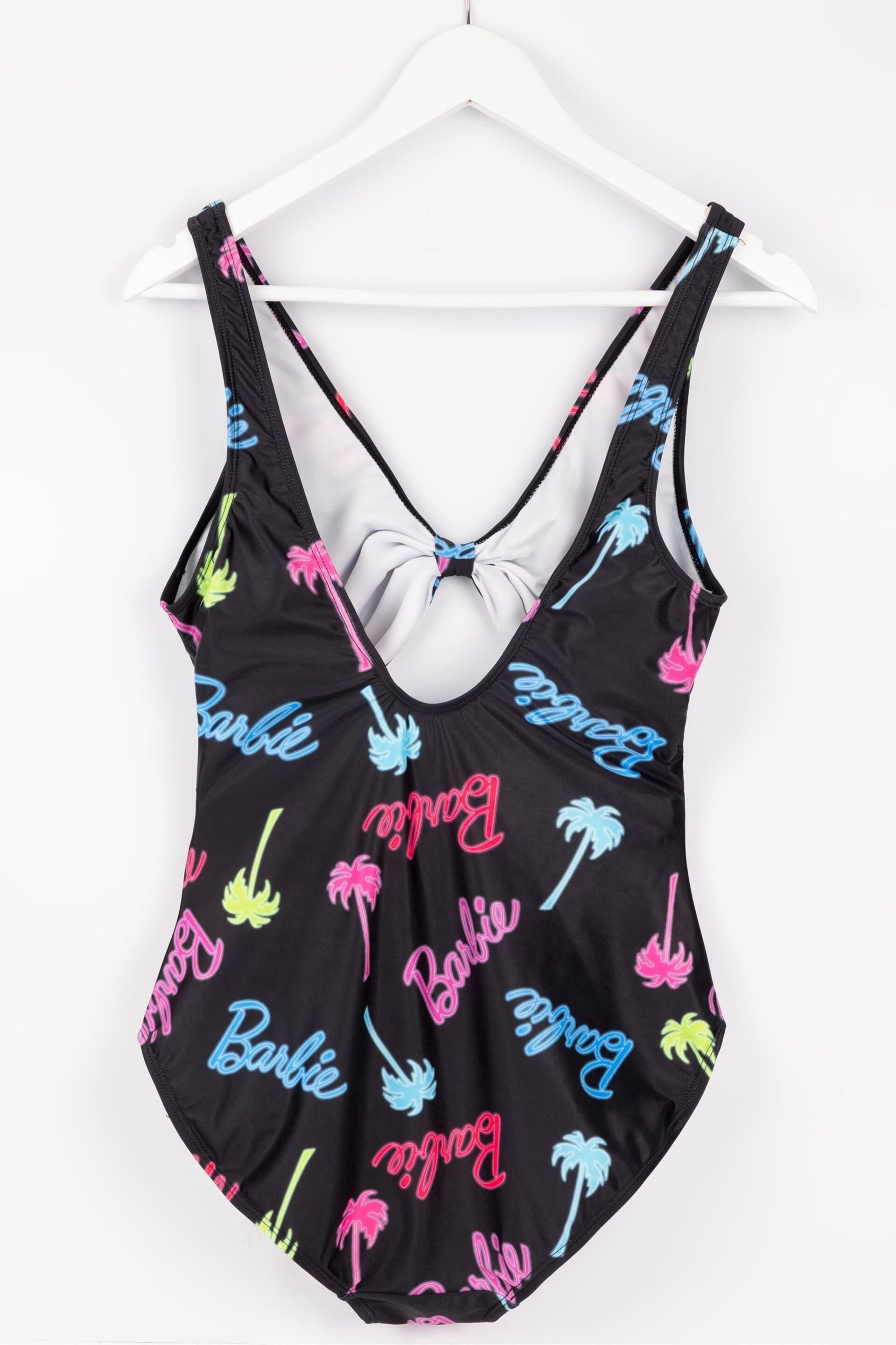 Vanilla Underground Black Ladies Barbie Print Swimsuit - Image 7 of 10