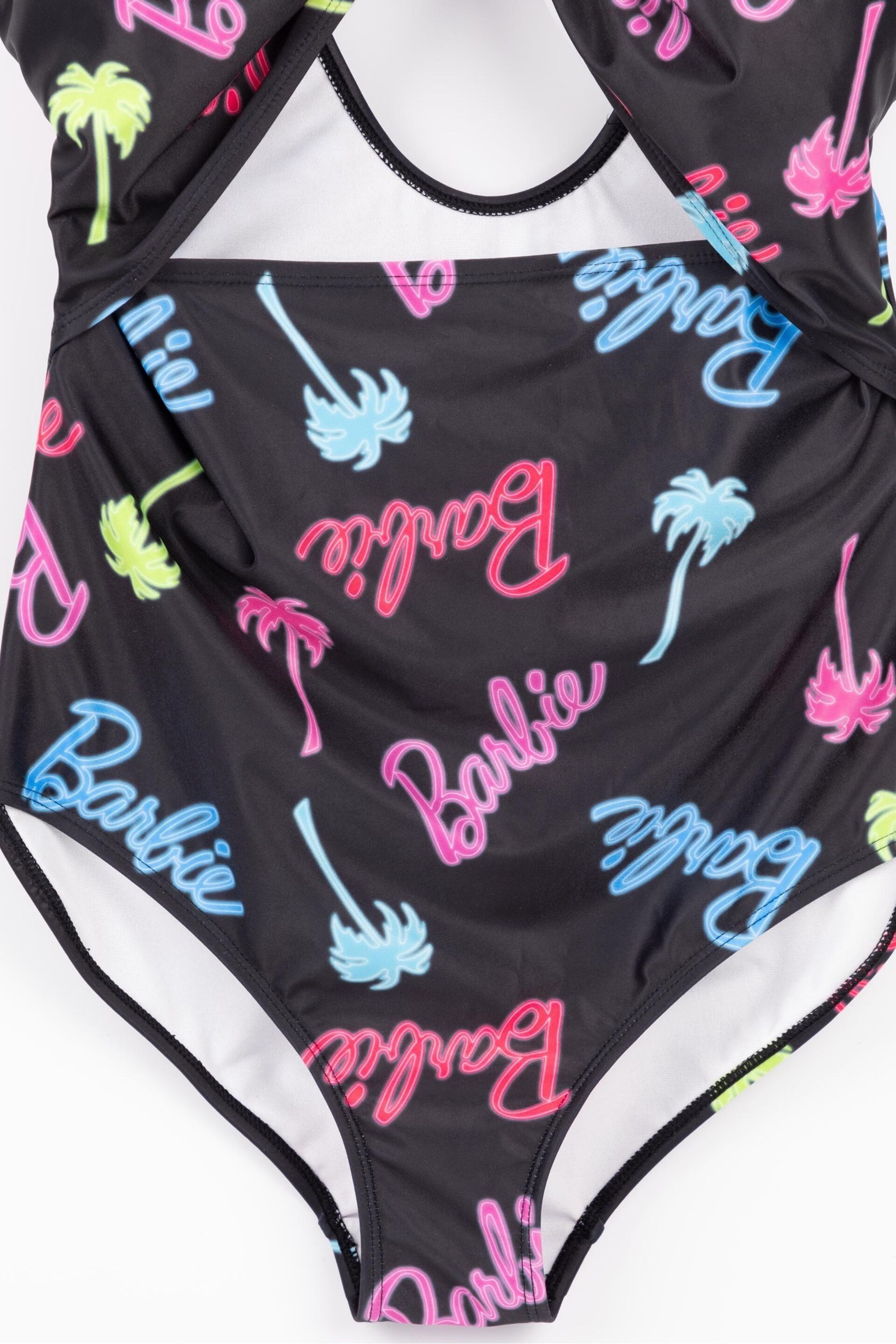 Vanilla Underground Black Ladies Barbie Print Swimsuit - Image 9 of 10