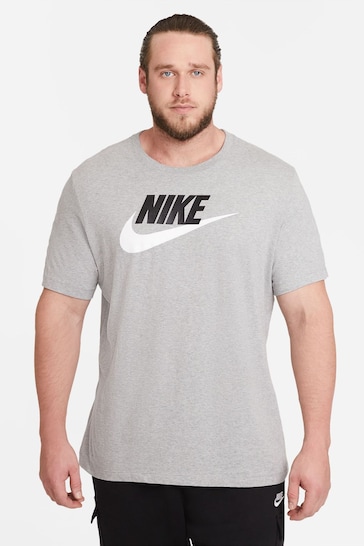 Nike Grey Icon Futura T-Shirt