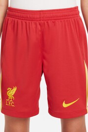 Nike Red Jr. Liverpool FC 24/25 Home Stadium Football Shorts - Image 1 of 8