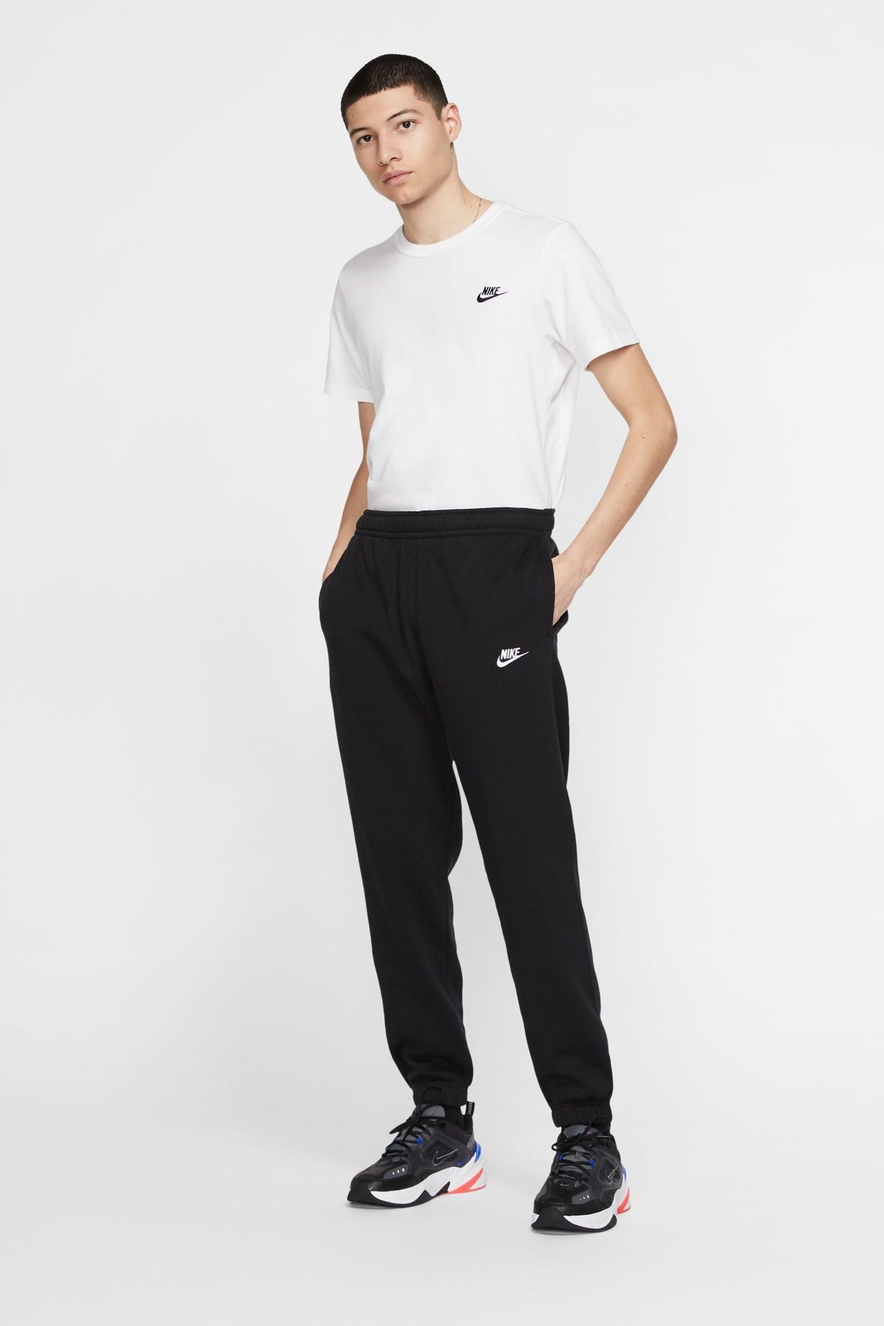 Nike black belted trousers lounge 2025 pants