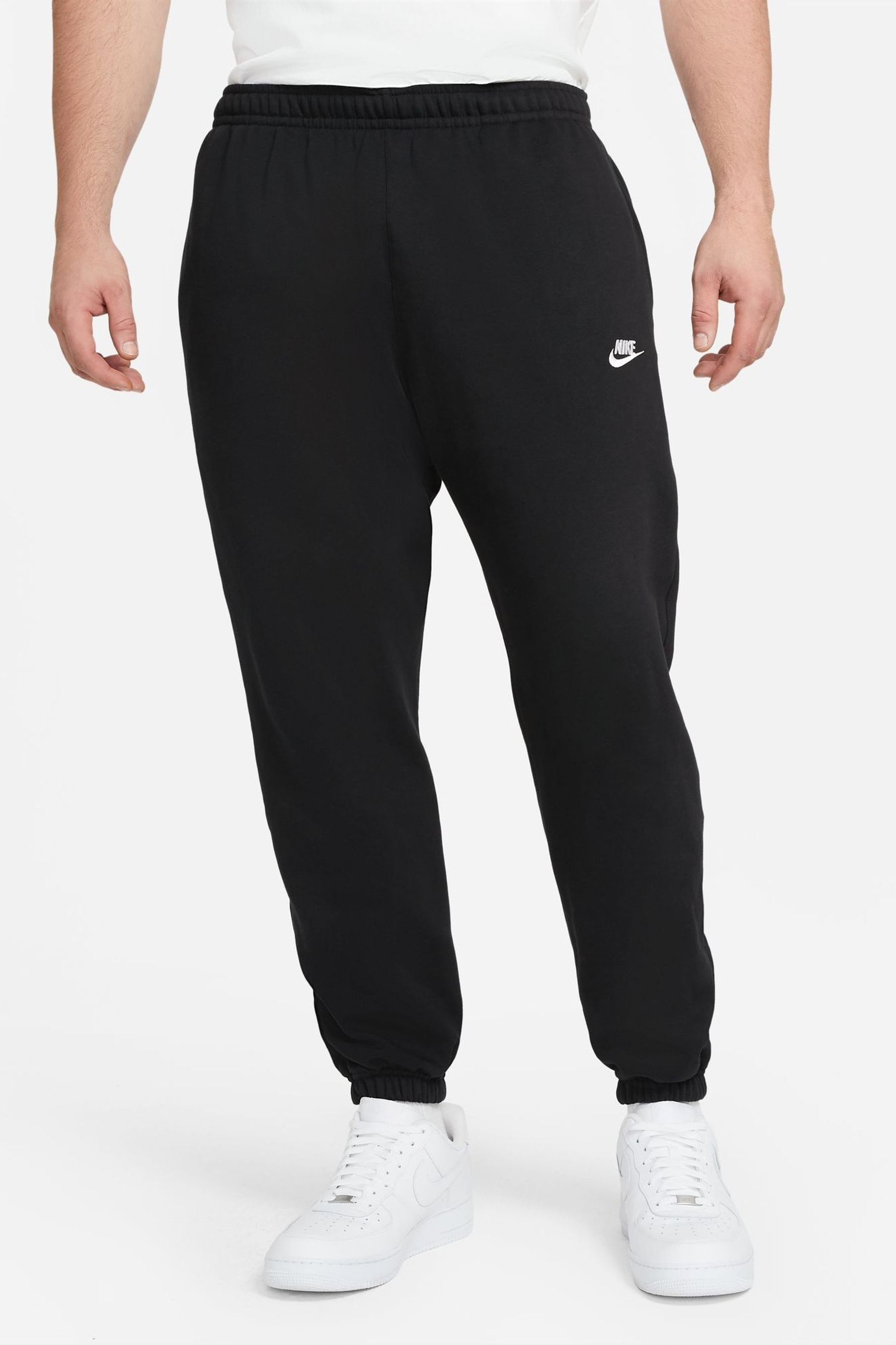 Buy Nike Black Club Cuffed Joggers from the Next UK online shop