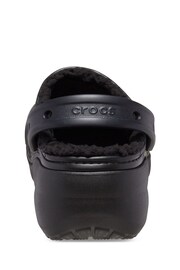 Crocs Classic Fluffy Lined Platform Clogs - Image 3 of 4