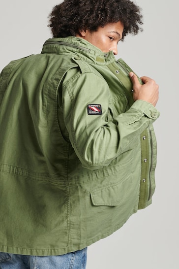 Superdry Green Vintage M65 Military Jacket