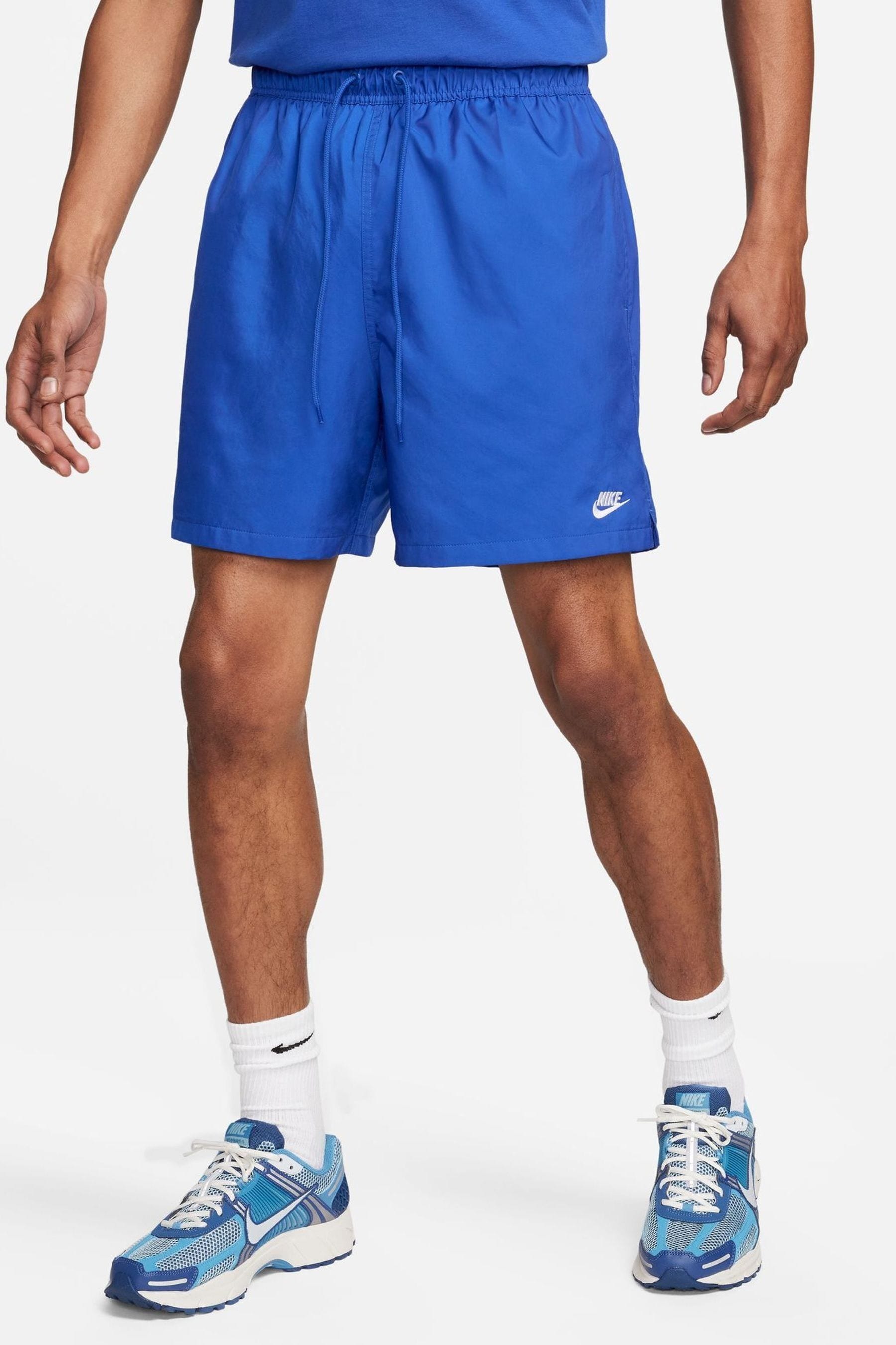 Royal Blue Nike Club Woven Flow Shorts