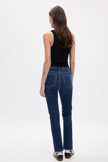 Gap Dark Indigo High Waisted Vintage Slim Jeans