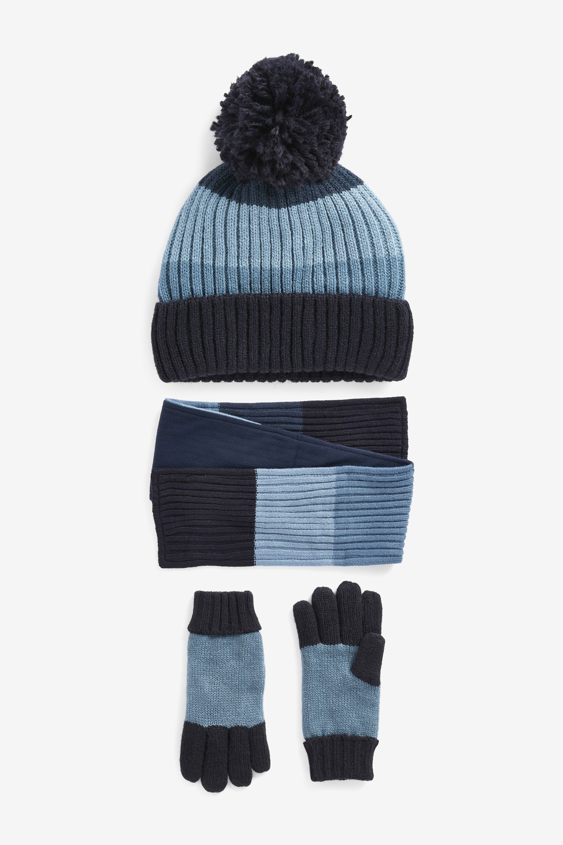 Blue hat and gloves new arrivals