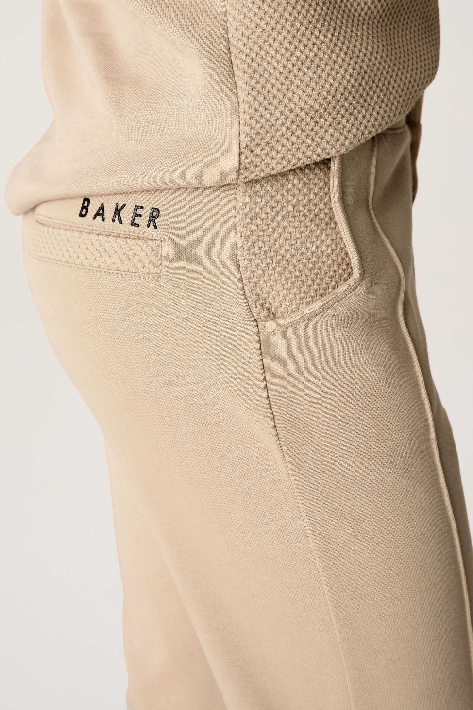 Baker by Ted Baker Textured Polo Shirt and Trousers Set - Image 7 of 11