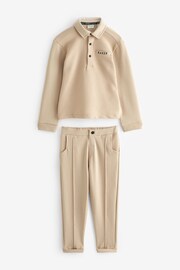 Baker by Ted Baker Textured Polo Shirt and Trousers Set - Image 8 of 11