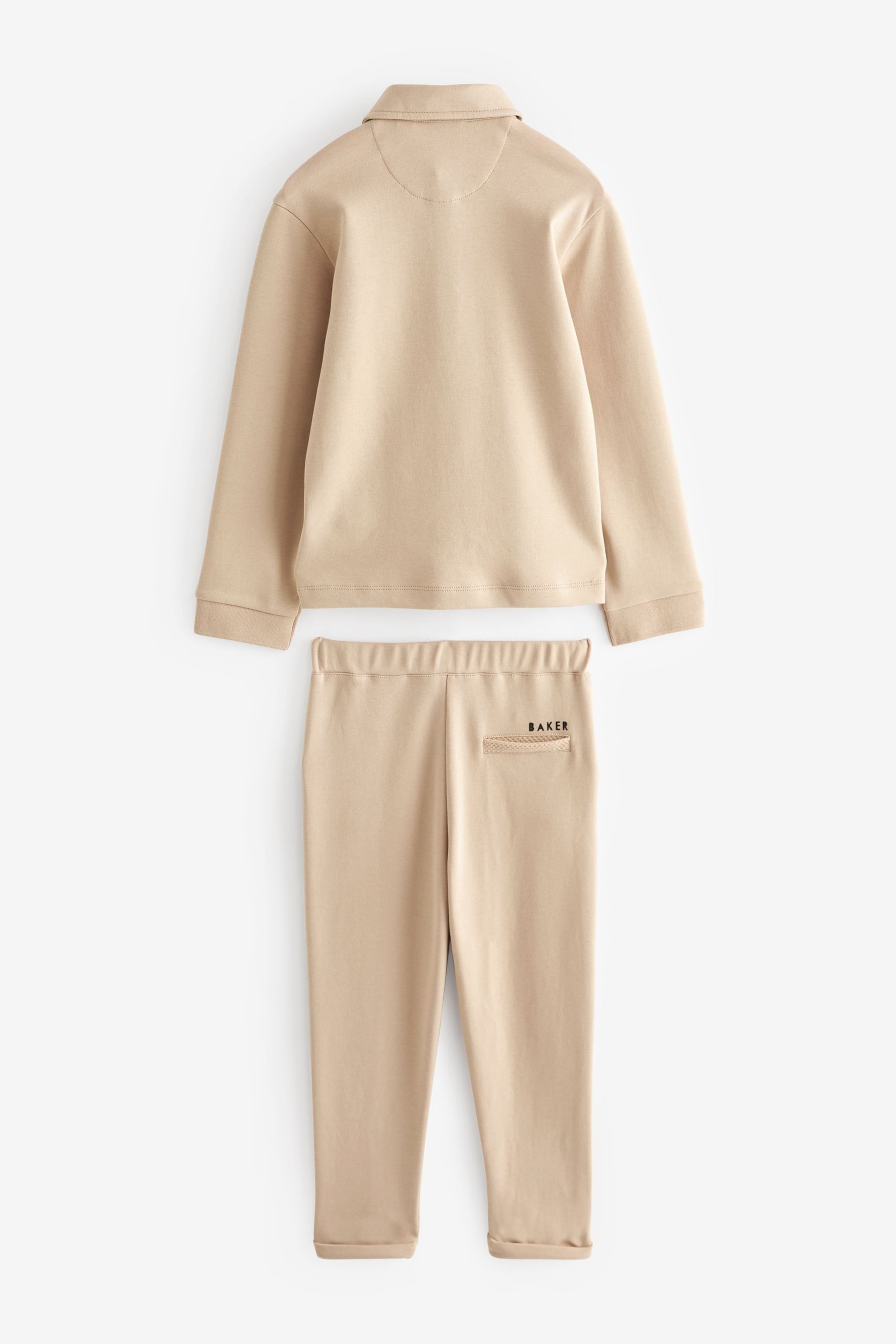 Baker by Ted Baker Textured Polo Shirt and Trousers Set - Image 9 of 11