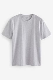 Grey/Plum Check Cotton Pyjamas Shorts Set - Image 6 of 8
