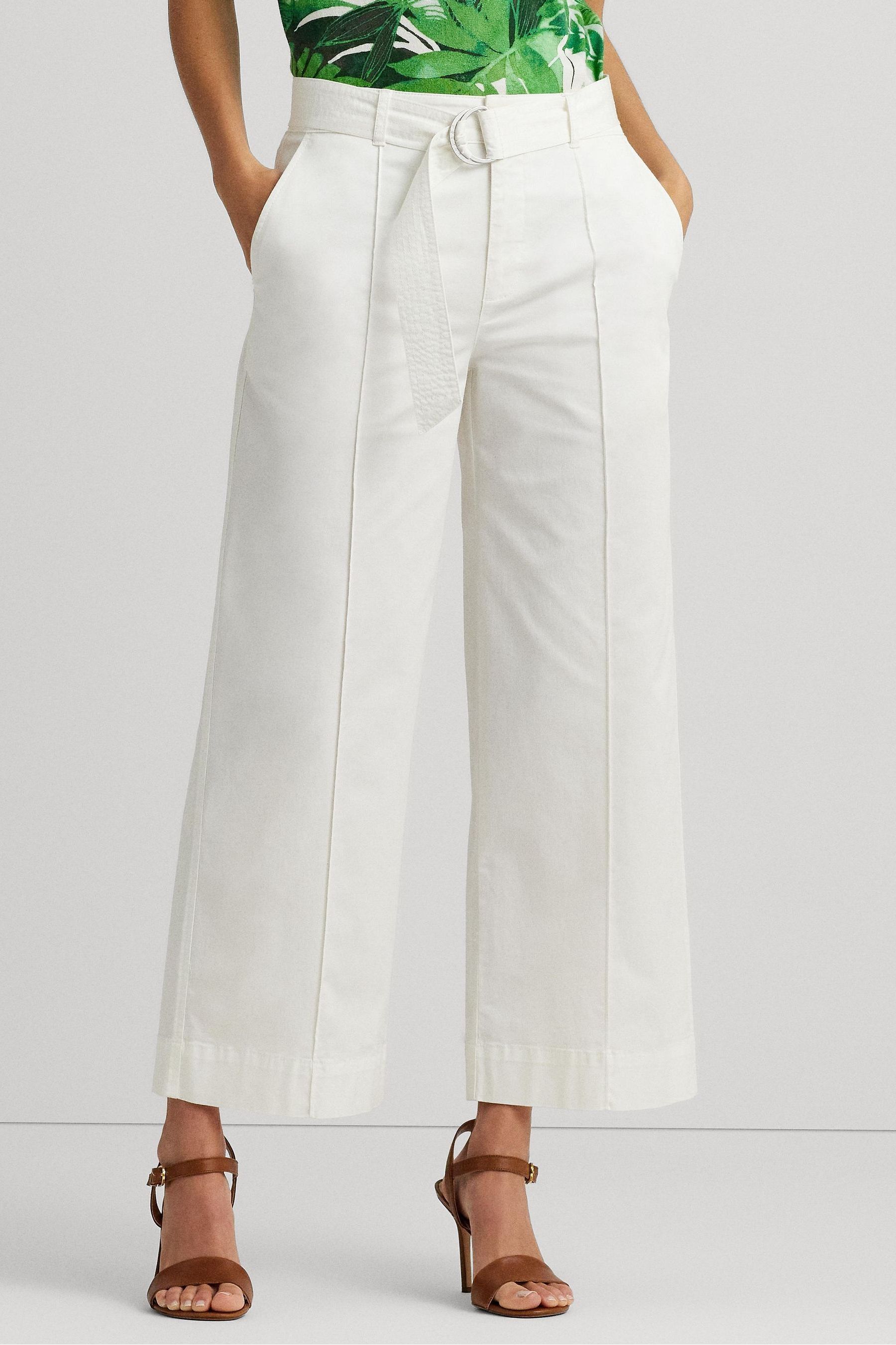 Ralph lauren white trousers online